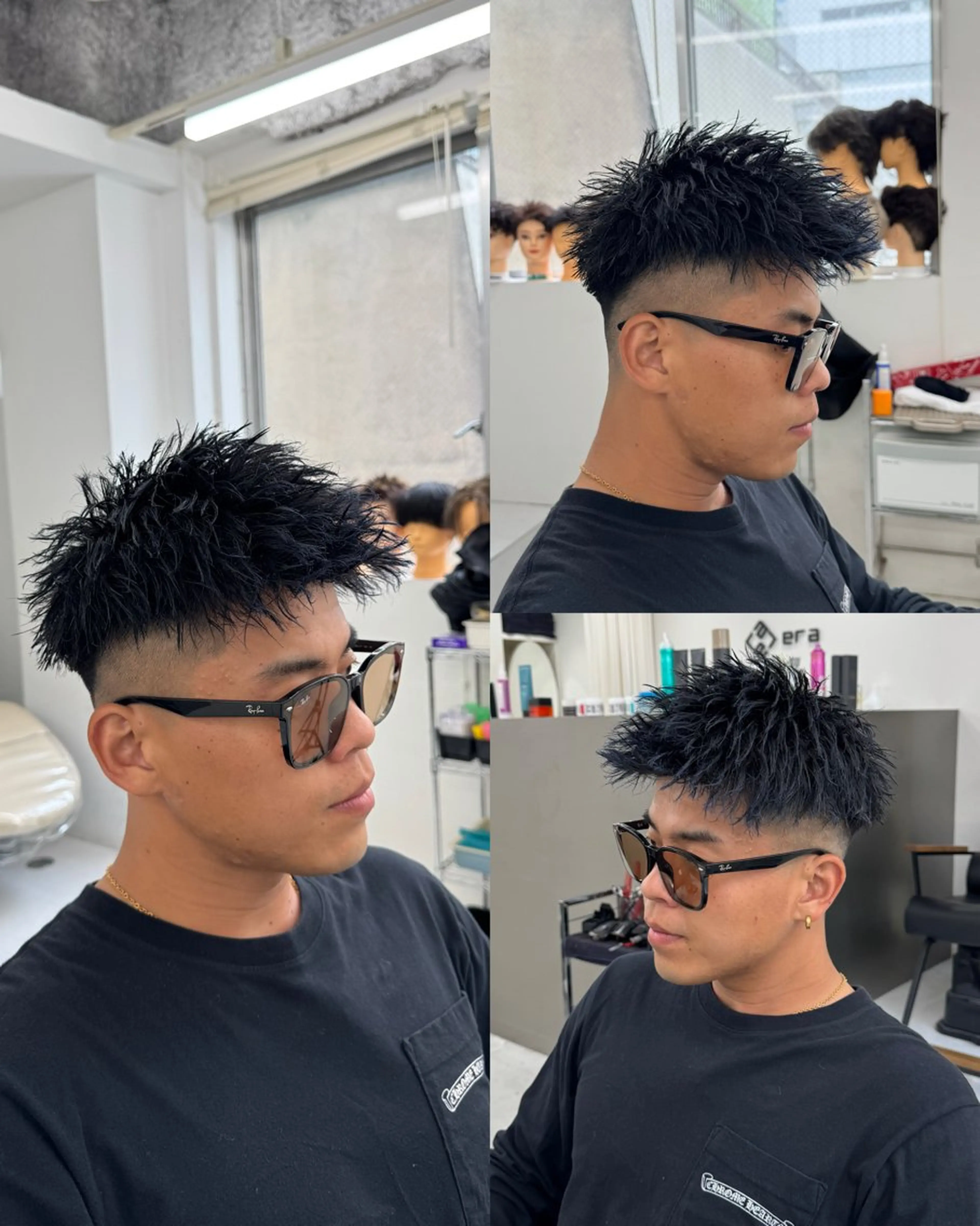 ショート パーマ ツイストパーマ era2d所属・マコト/心斎橋 メンズ専門店のヘアスタイル