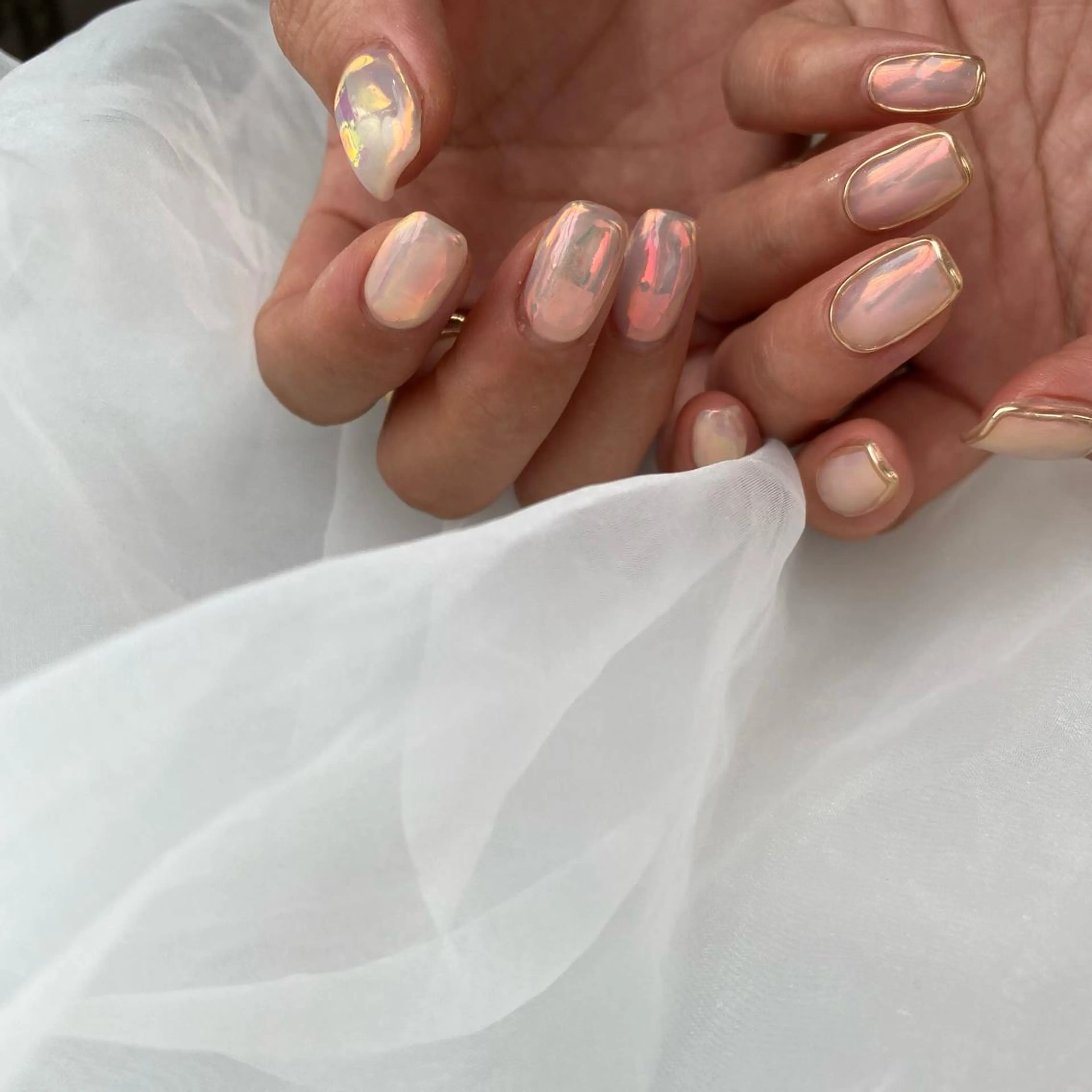 ネイル 氷ネイル・うるうるネイル atelier alle.のネイルデザイン