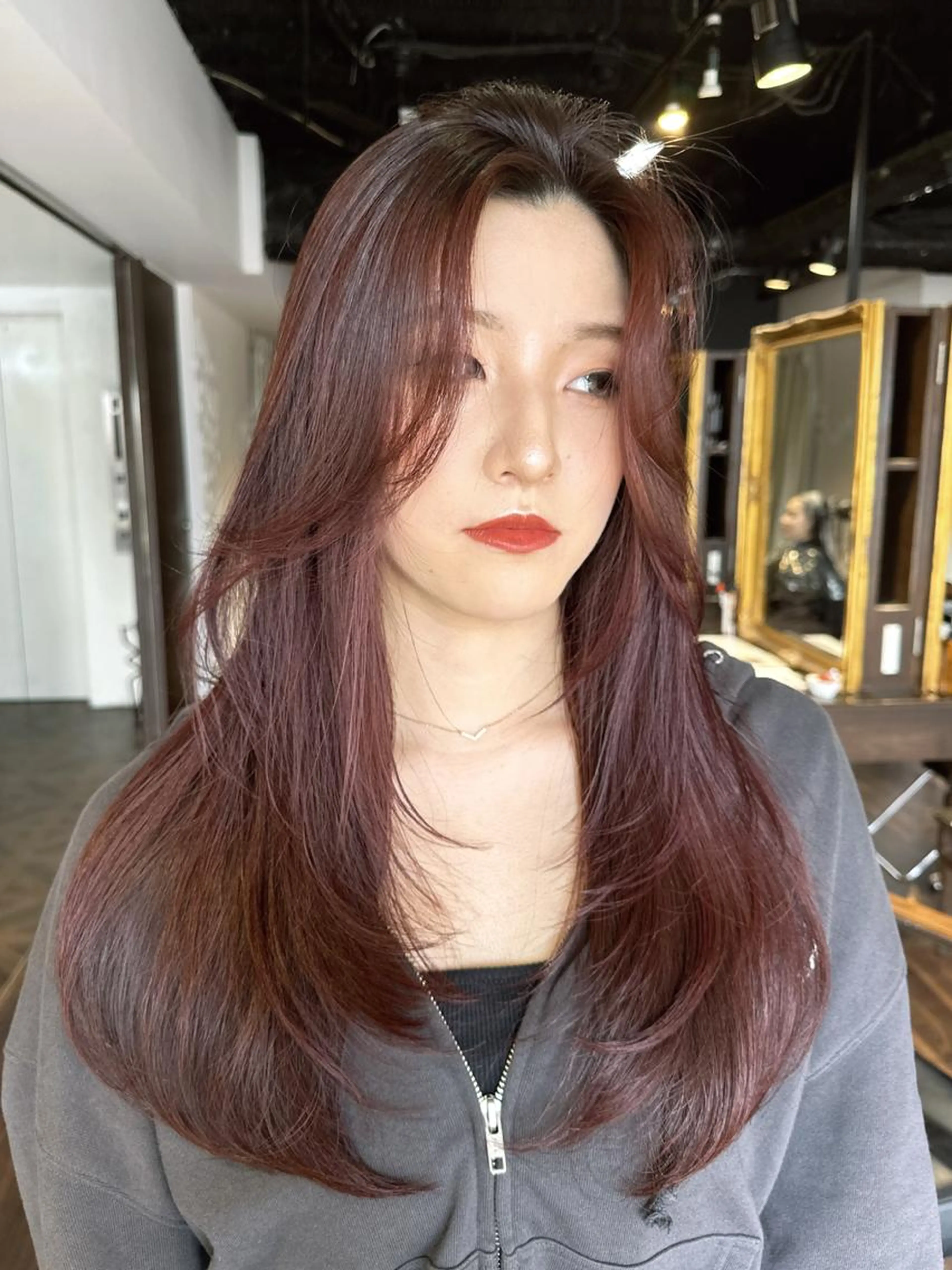 【カラーでも髪質改善🫧‪】ワンカラー+ケラチントリートメントの写真