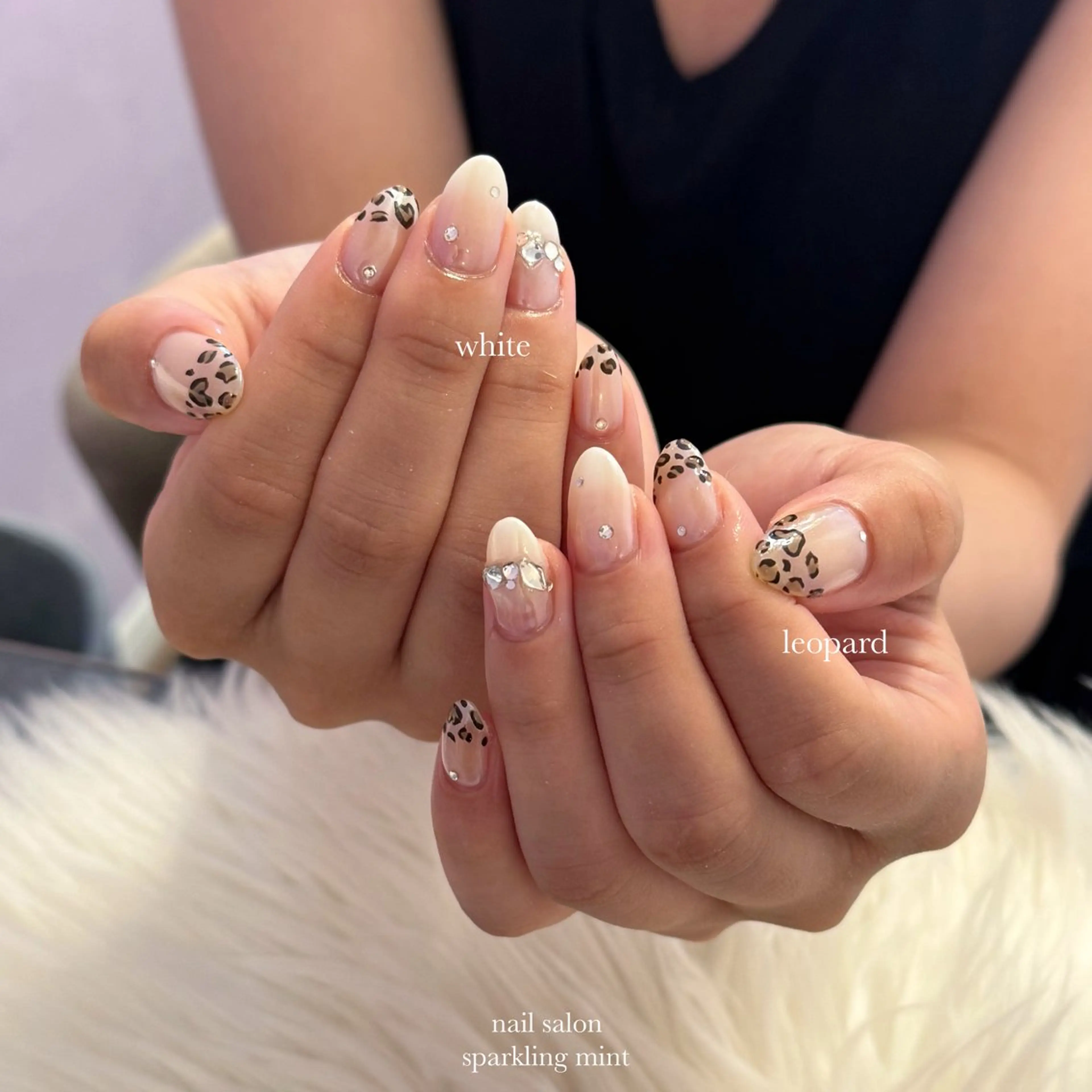 ネイル sparkling mint【スパークリングミント】所属・natsuki 🎀💎モデル様募集のネイルデザイン