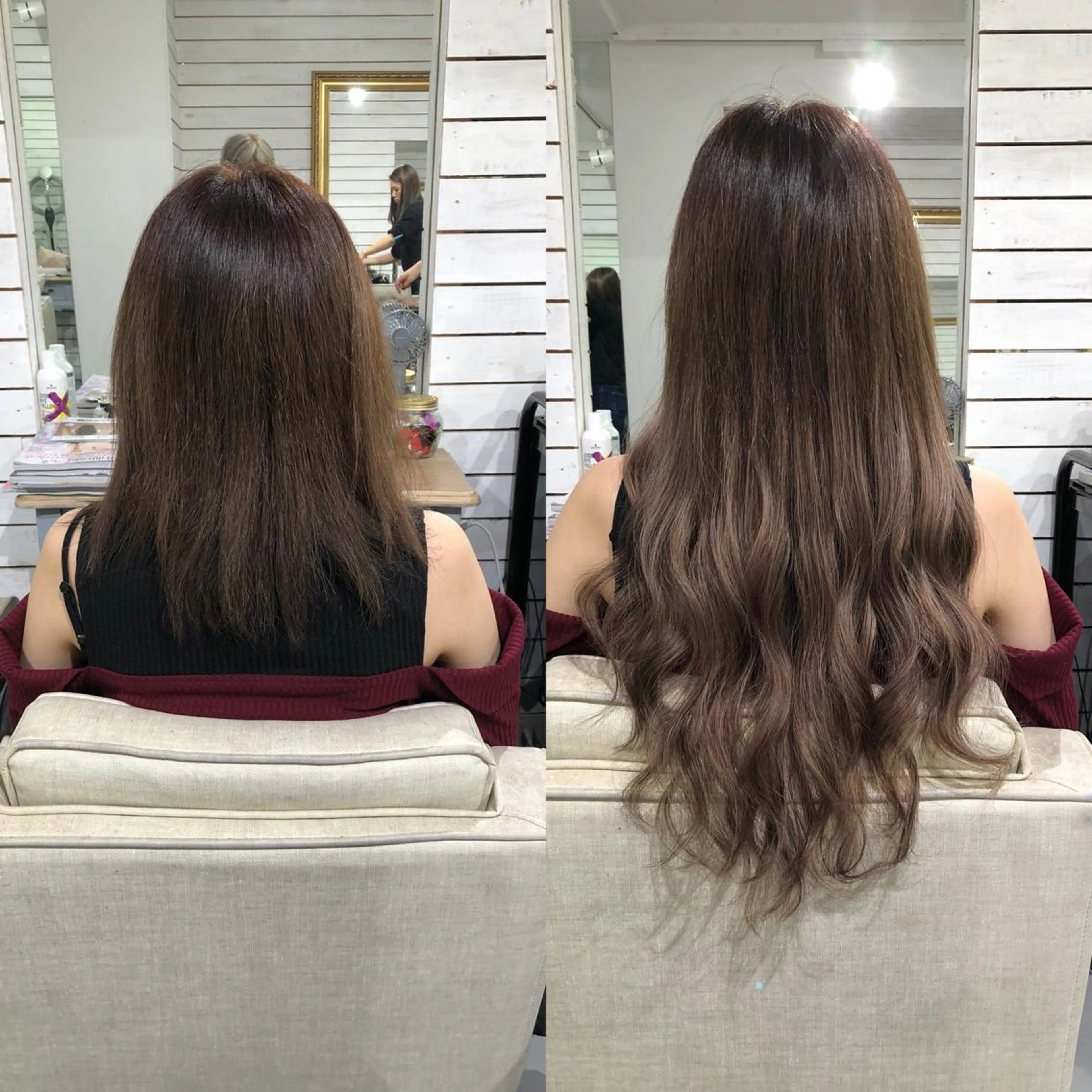 ロング カラー カット エクステ 韓国カラーエクステ 👑代表渡部雅己👑のヘアスタイル