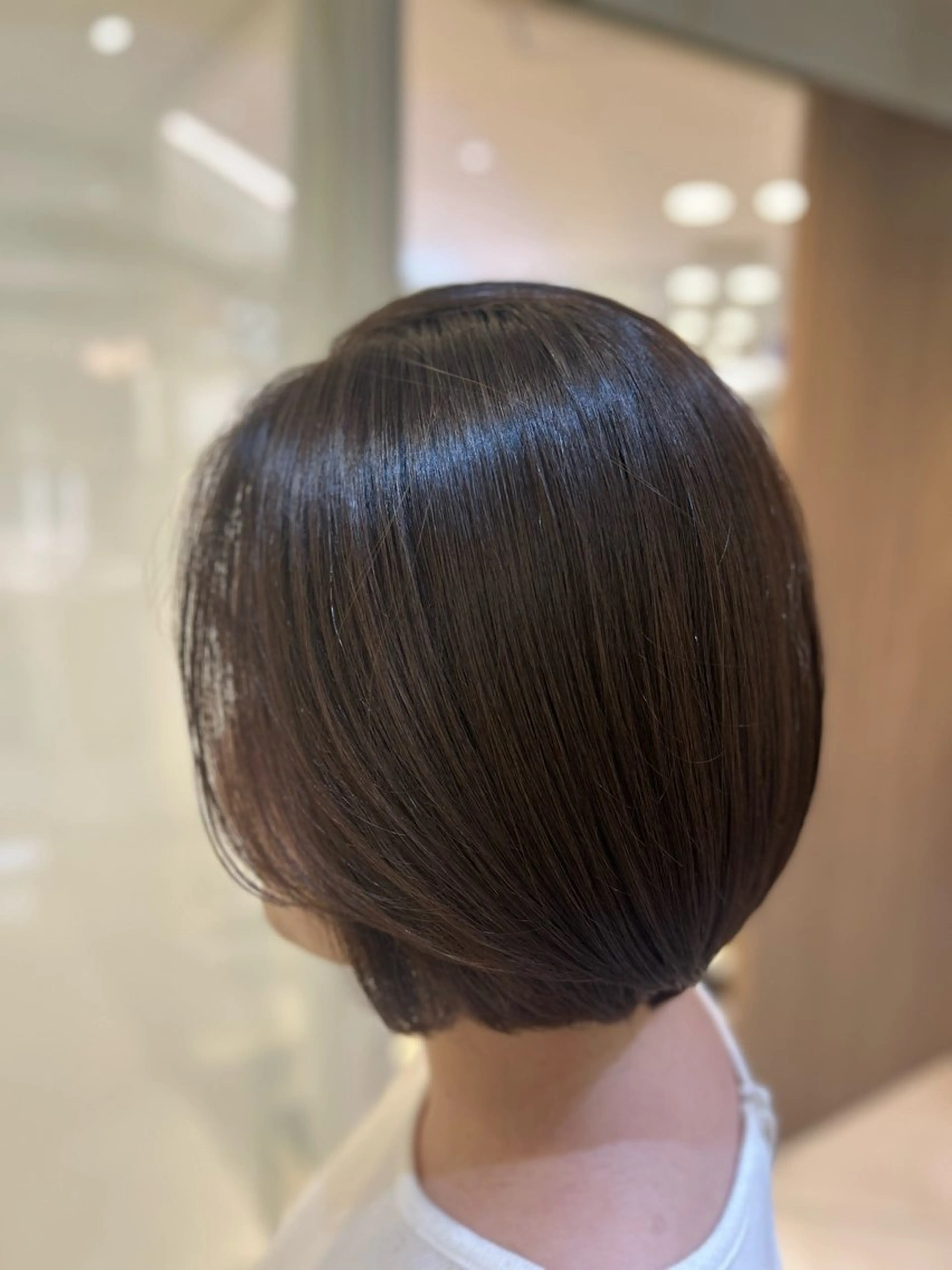 ショート カラー 髪質改善/縮毛矯正 ササキナツミのヘアスタイル