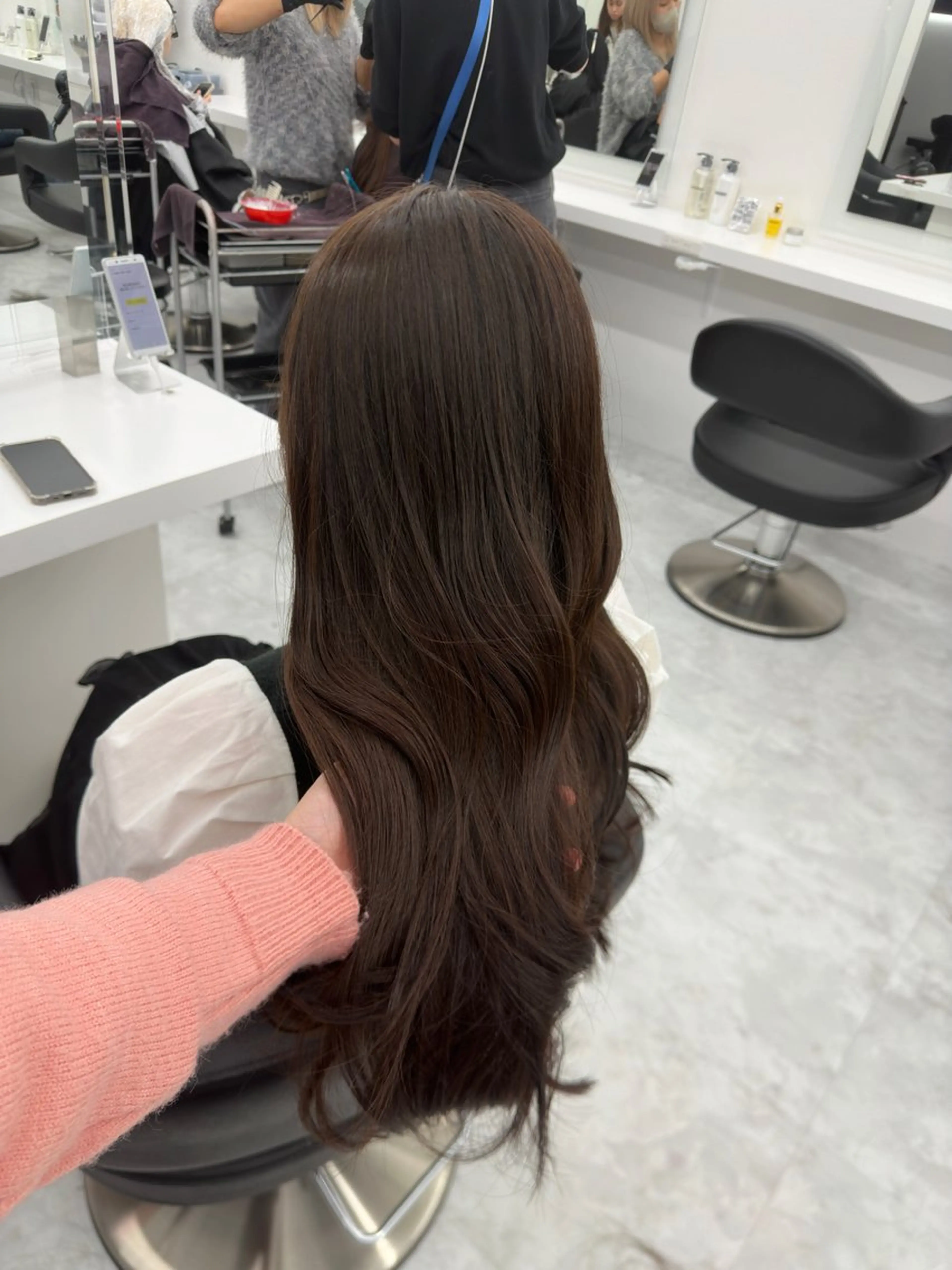 ロング カラー パーマ ヘアアレンジ メンズ キッズ ♥️韓国ヘア レイヤー♥️ゆりのヘアスタイル