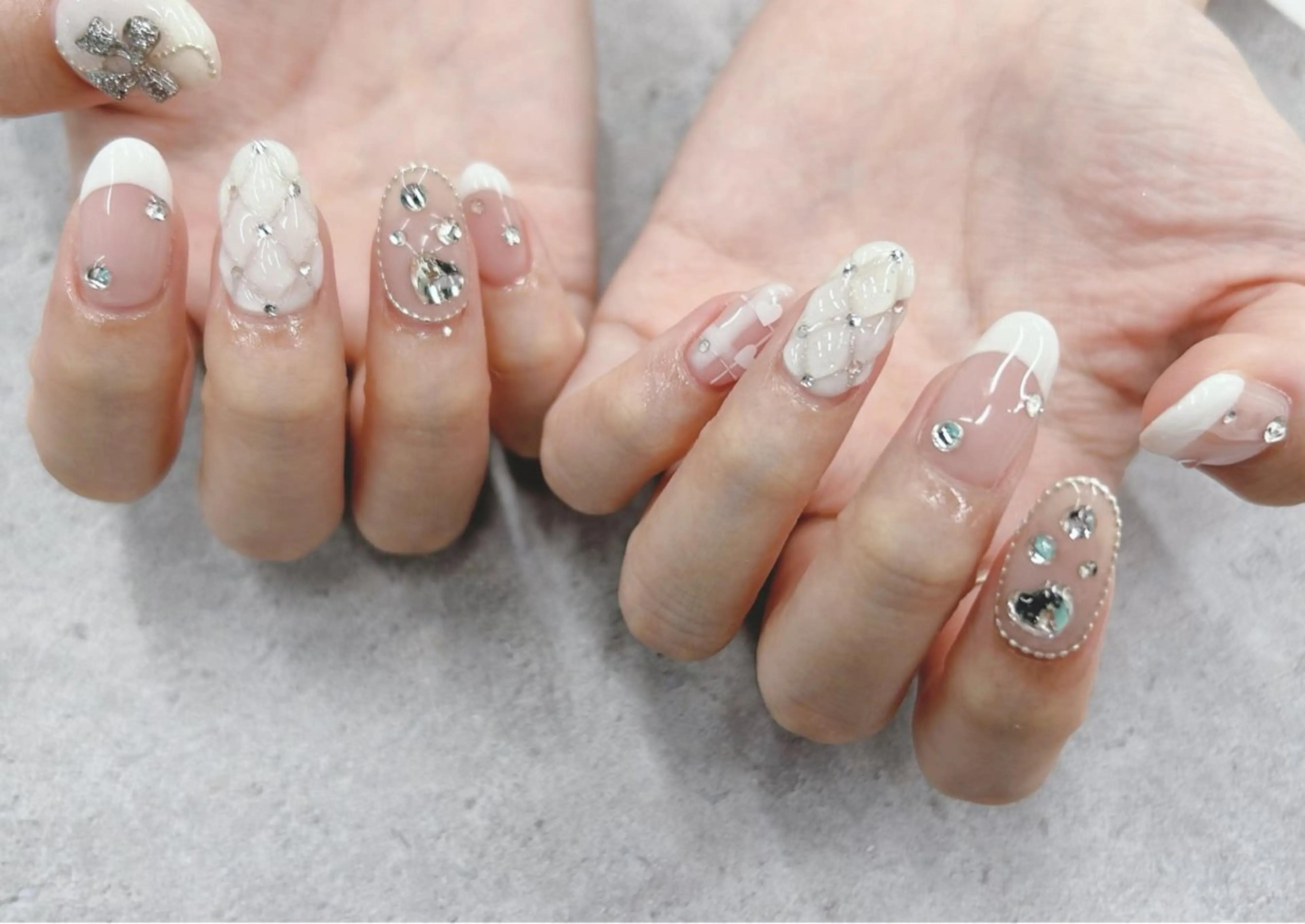 ネイル 韓国ネイル ハンドネイル Nail Salon agré所属・agré ネイルサロン　アグレのネイルデザイン