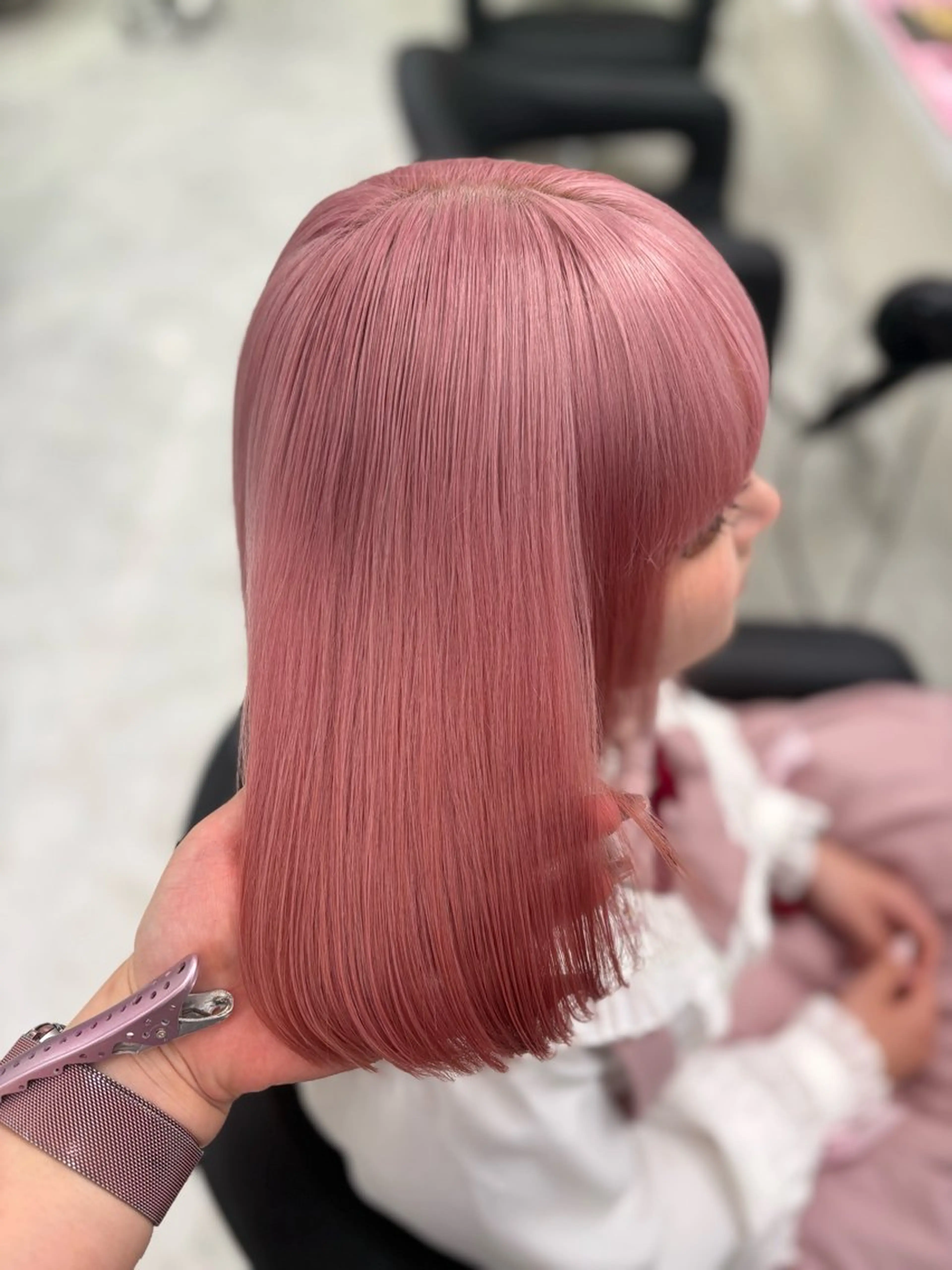 カラー ヘアカラー akari🎀🤍 ガーリーstyleのヘアスタイル