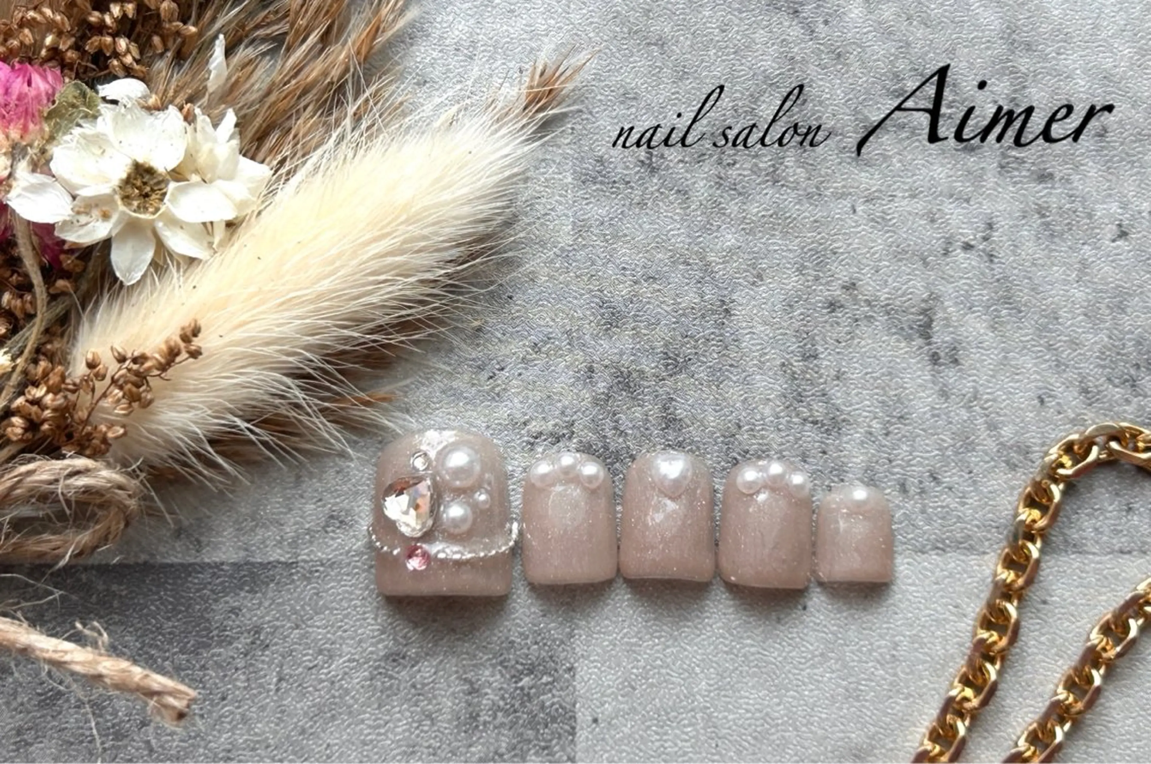 ネイル フットネイル nail salon Aimerのネイルデザイン