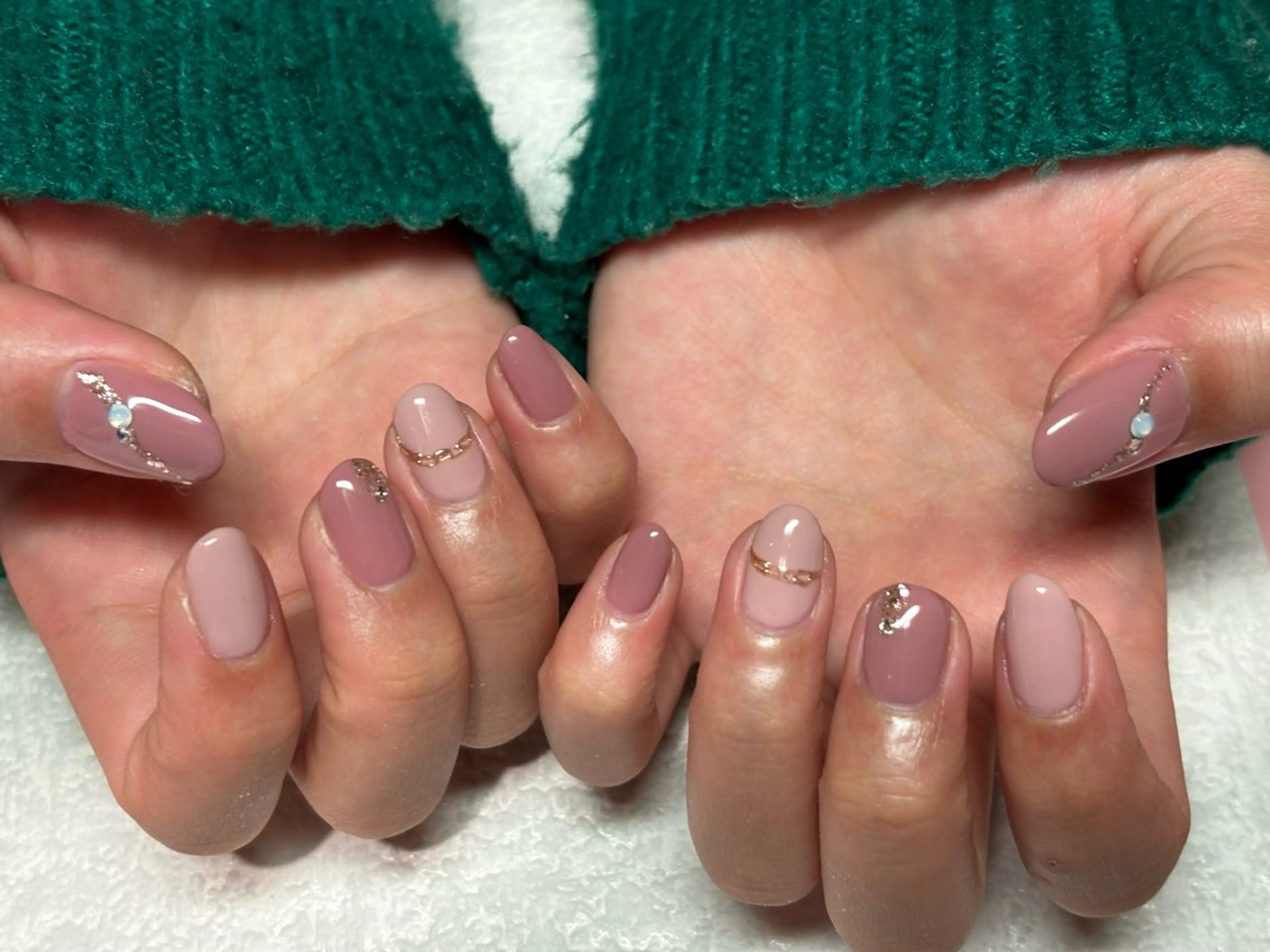 ネイル シンプルネイル EASTHAM 宮木 花鈴のネイルデザイン