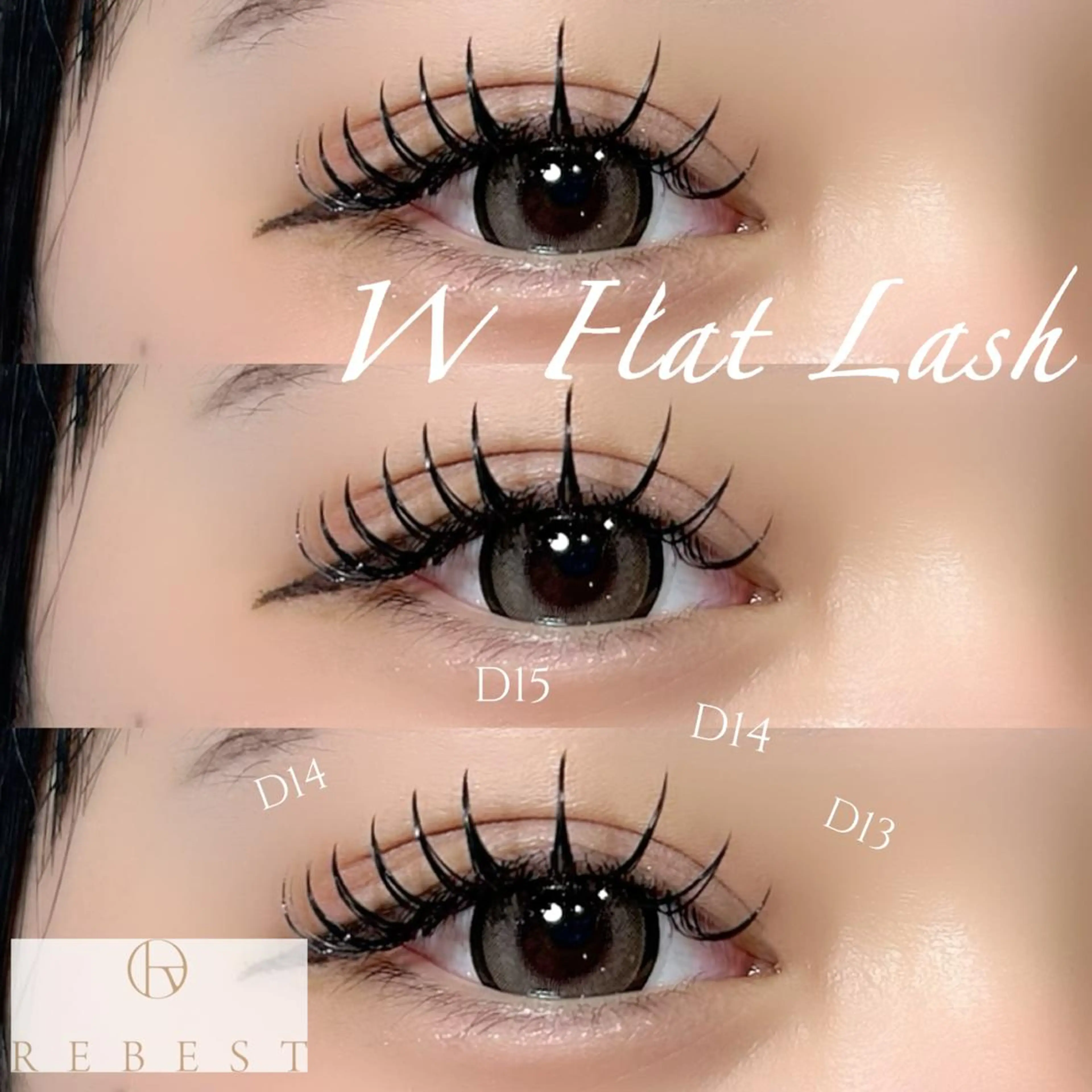 マツエク・マツパ Lashlift 👁️REBESTのマツエク・マツパデザイン
