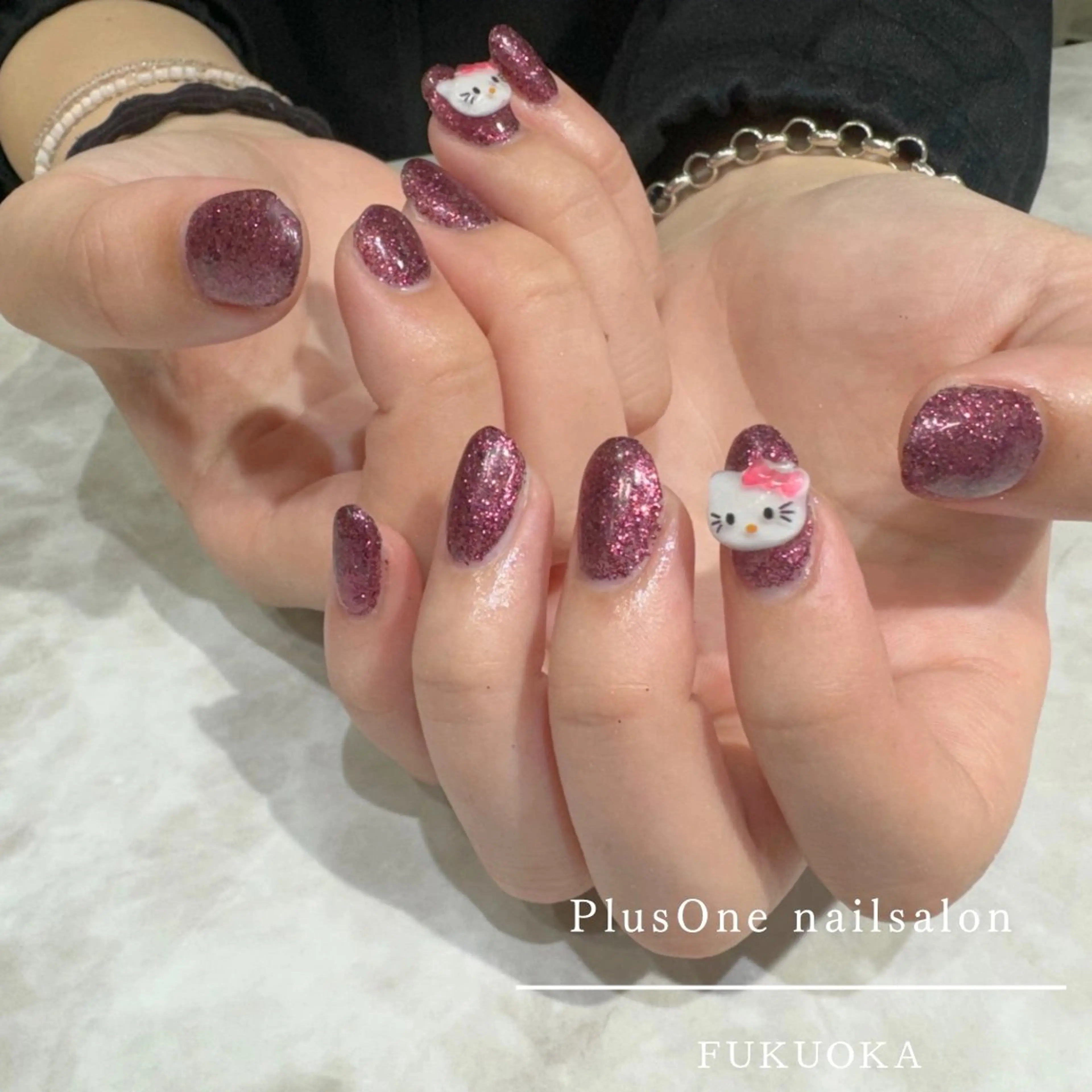 ネイル アートネイル ジェルネイル 韓国ネイル ピンク ワンホンネイル ハンドネイル PlusOnenailsalon所属・粕屋ネイル＆耳つぼ 🫧Natsumiのネイルデザイン