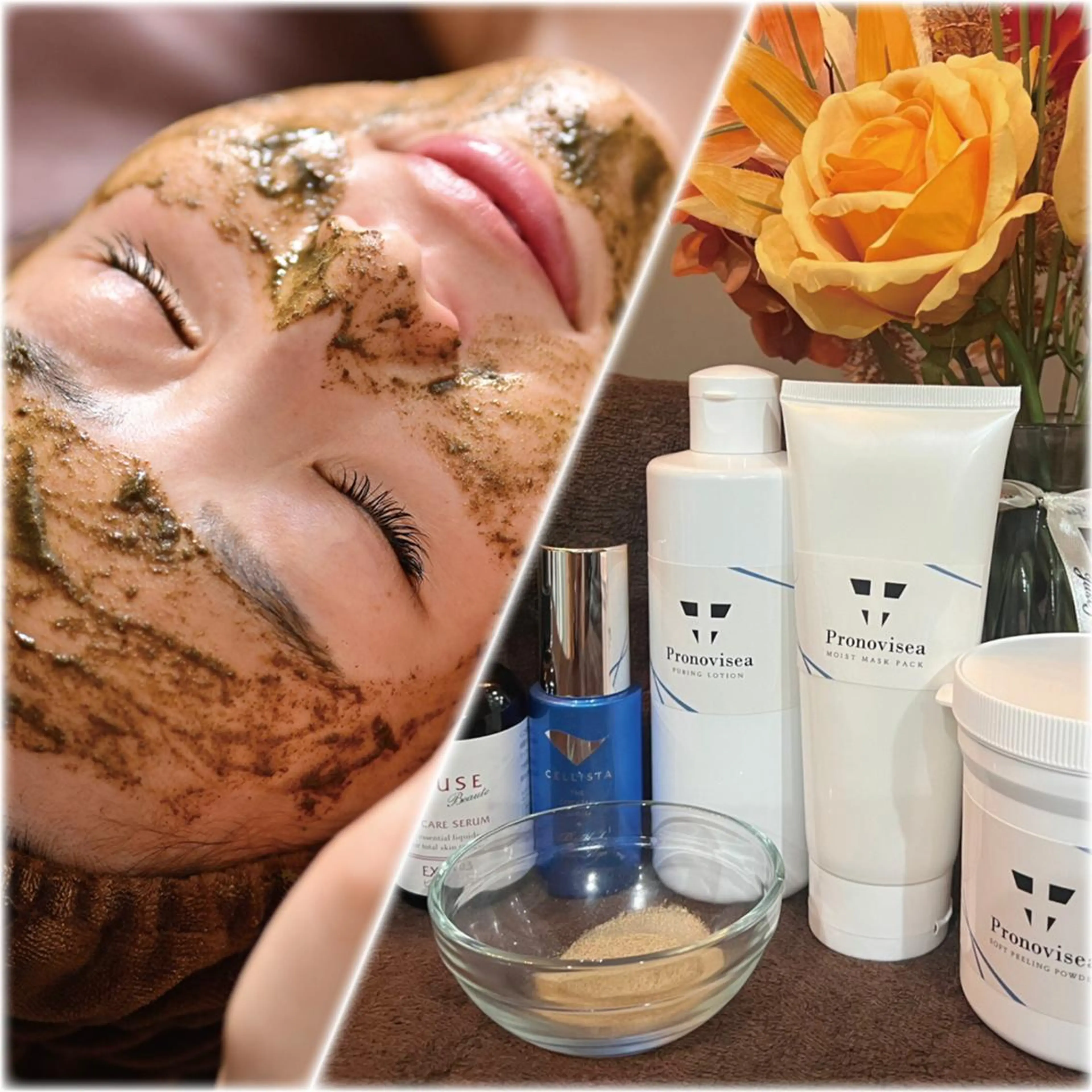 【特にニキビ・ニキビ跡が気になる方】ハーブピーリング(剥離なし◎国産ハーブ12種の美容液成分配合)+美容液付（EGF✨）の写真