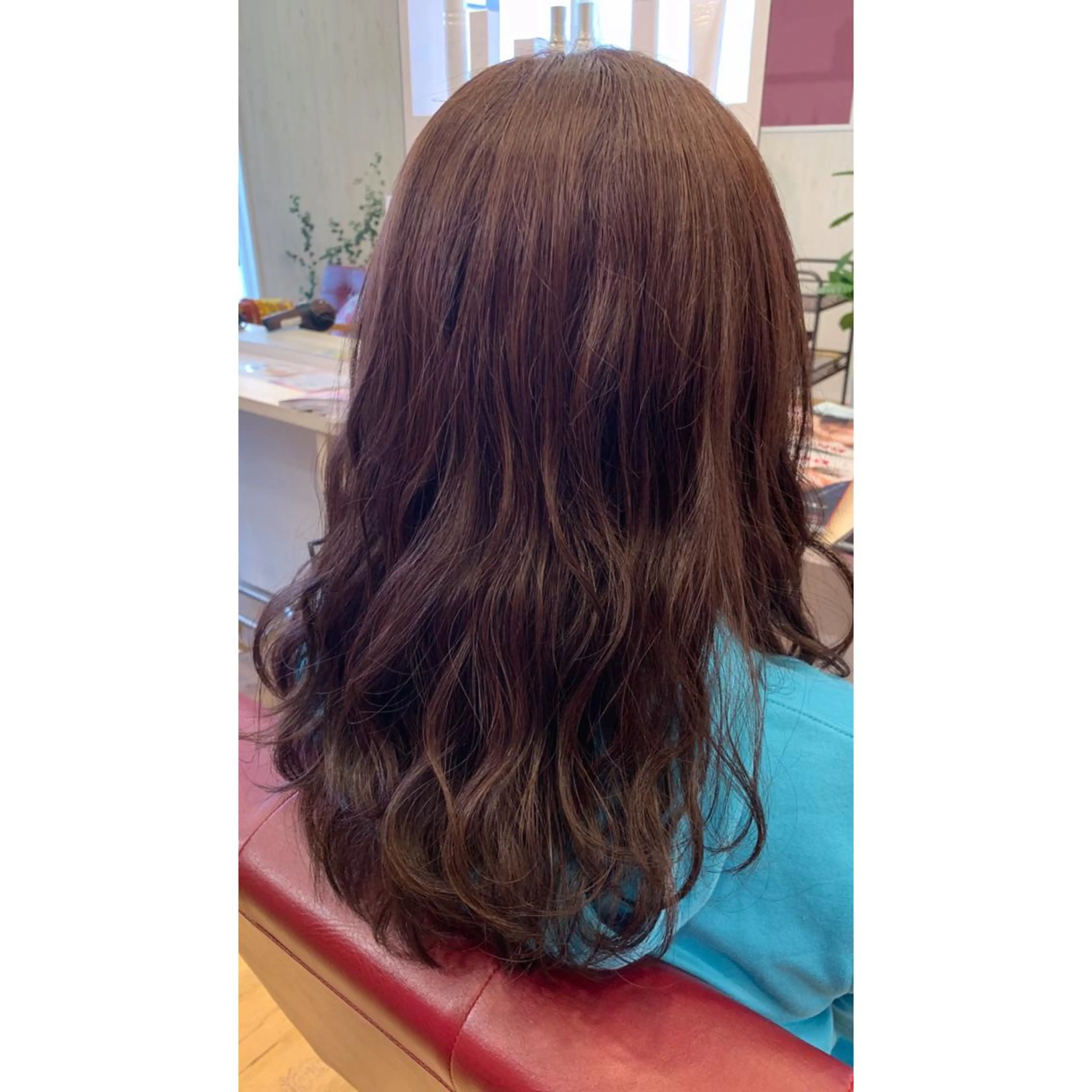 ロング カラー ラベンダーカラー 工藤 萌香のヘアスタイル