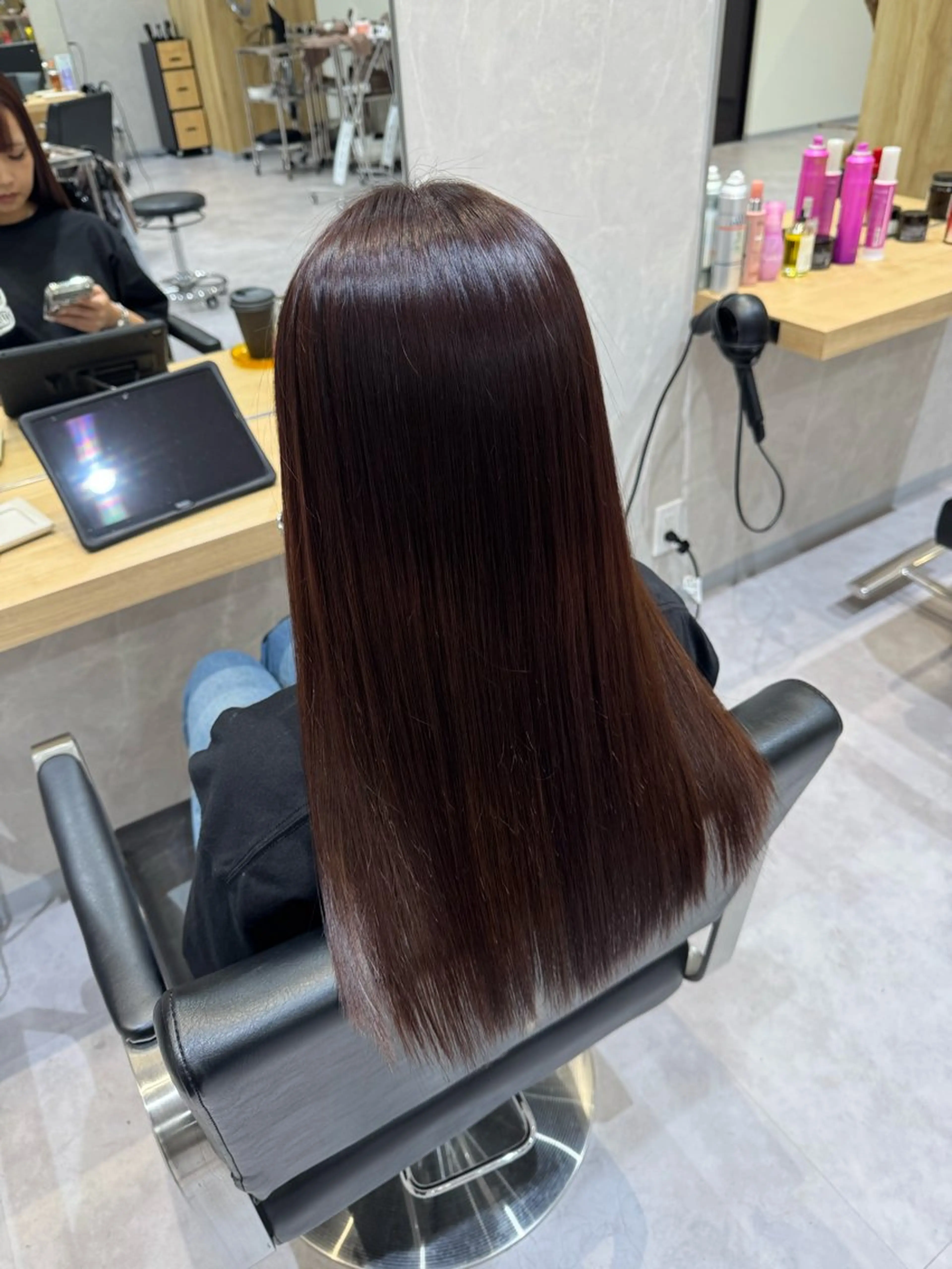 ロング ヘアカラー 縮毛矯正 トリートメント FURUSHO所属・髪質改善/縮毛矯正 /メンズパーマ川田のヘアスタイル