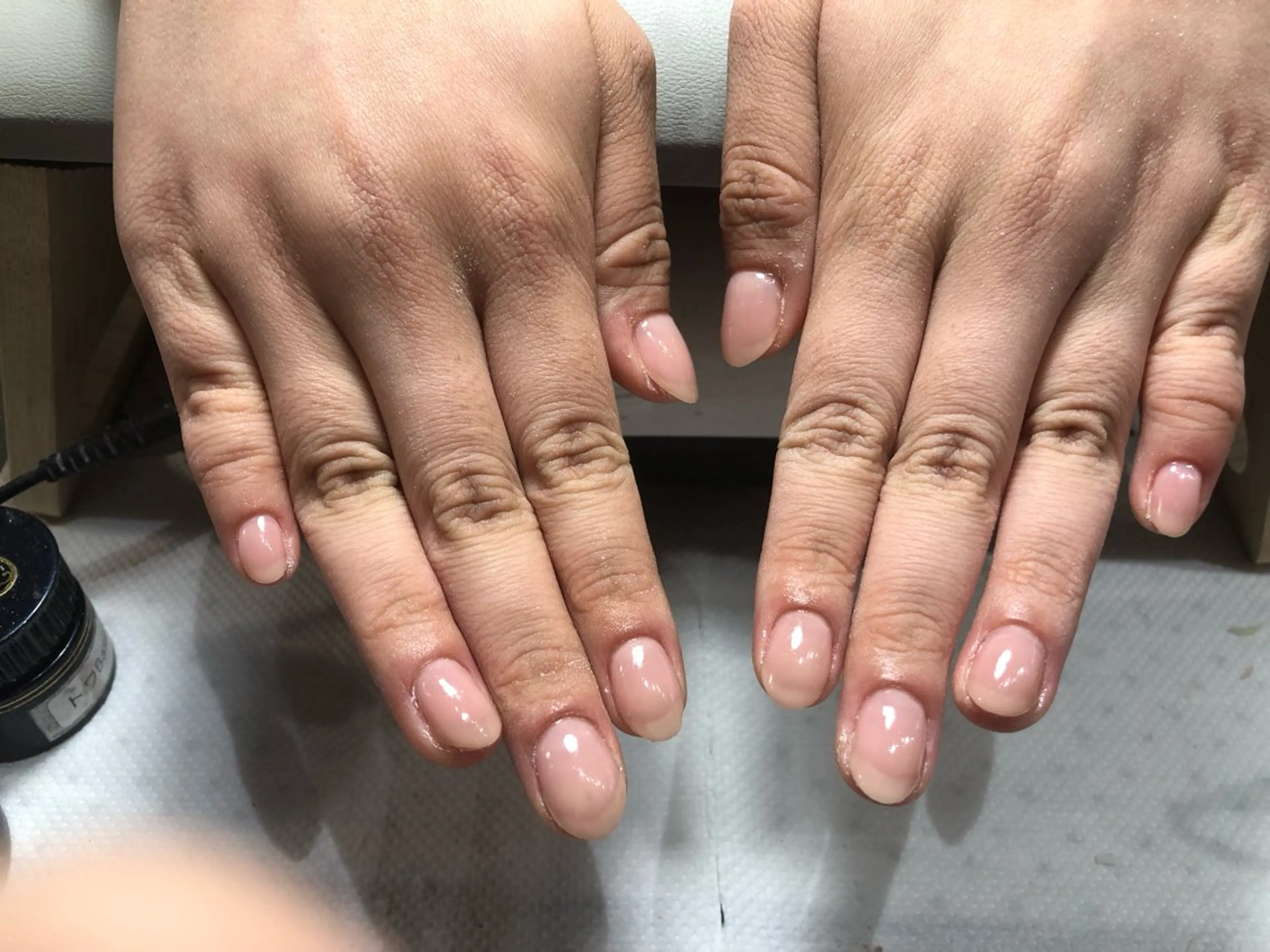 ネイル オフィスネイル ワンカラーネイル 💅研修生の chan みきのネイルデザイン
