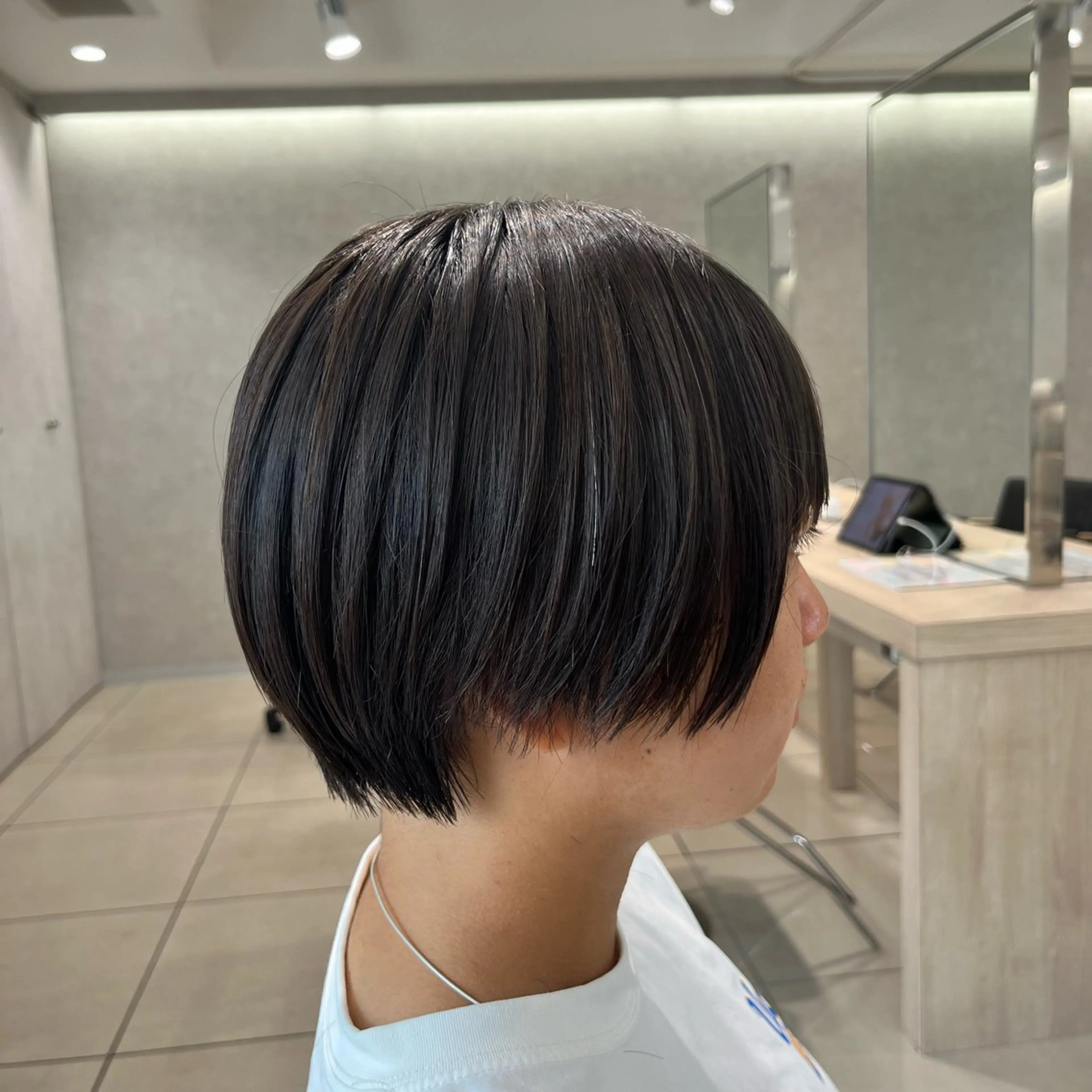 ショート 丸みショート ショートヘア カット トリートメント 巖本 真希のヘアスタイル