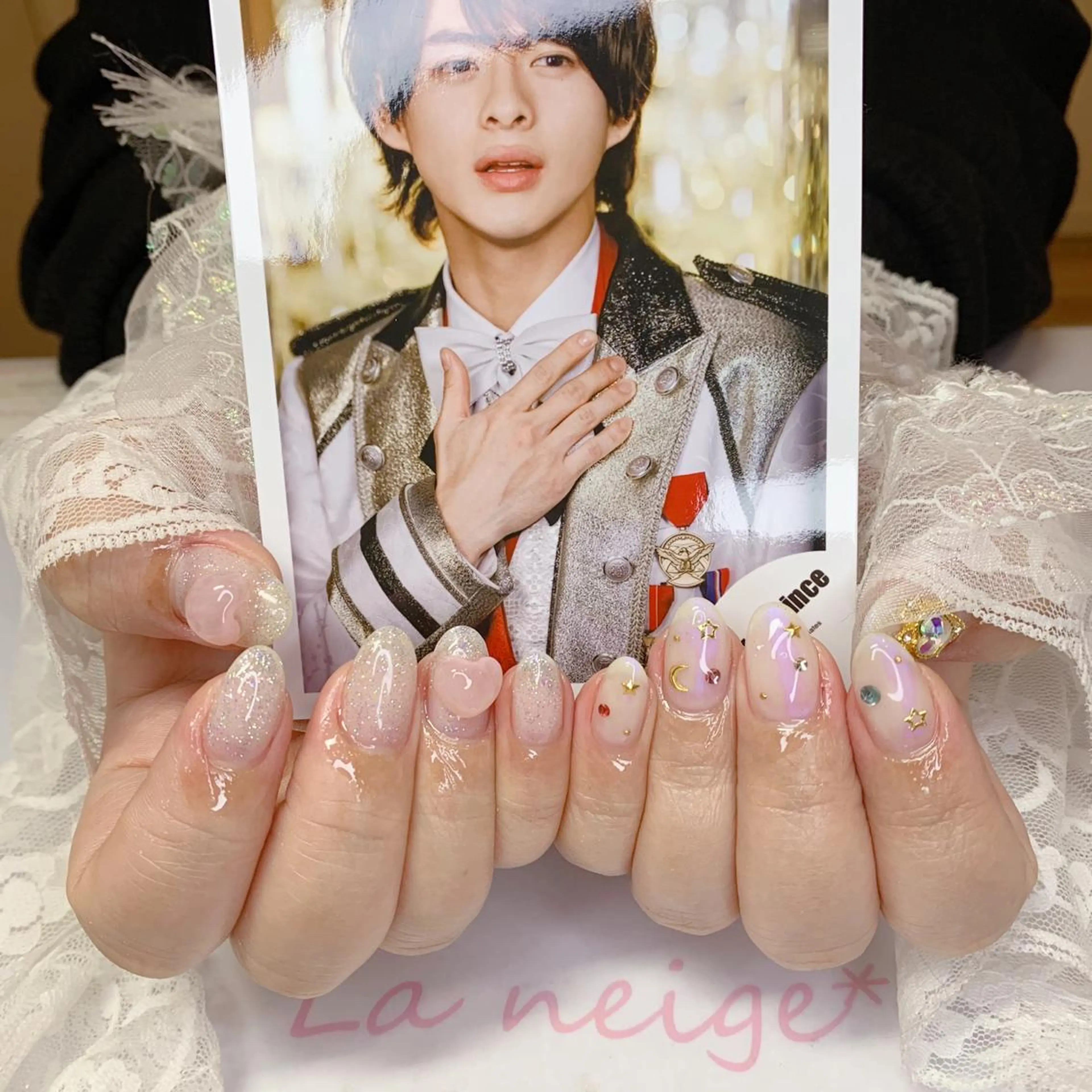 ネイル ハンドネイル La neige* yuki 🥯🍑のネイルデザイン