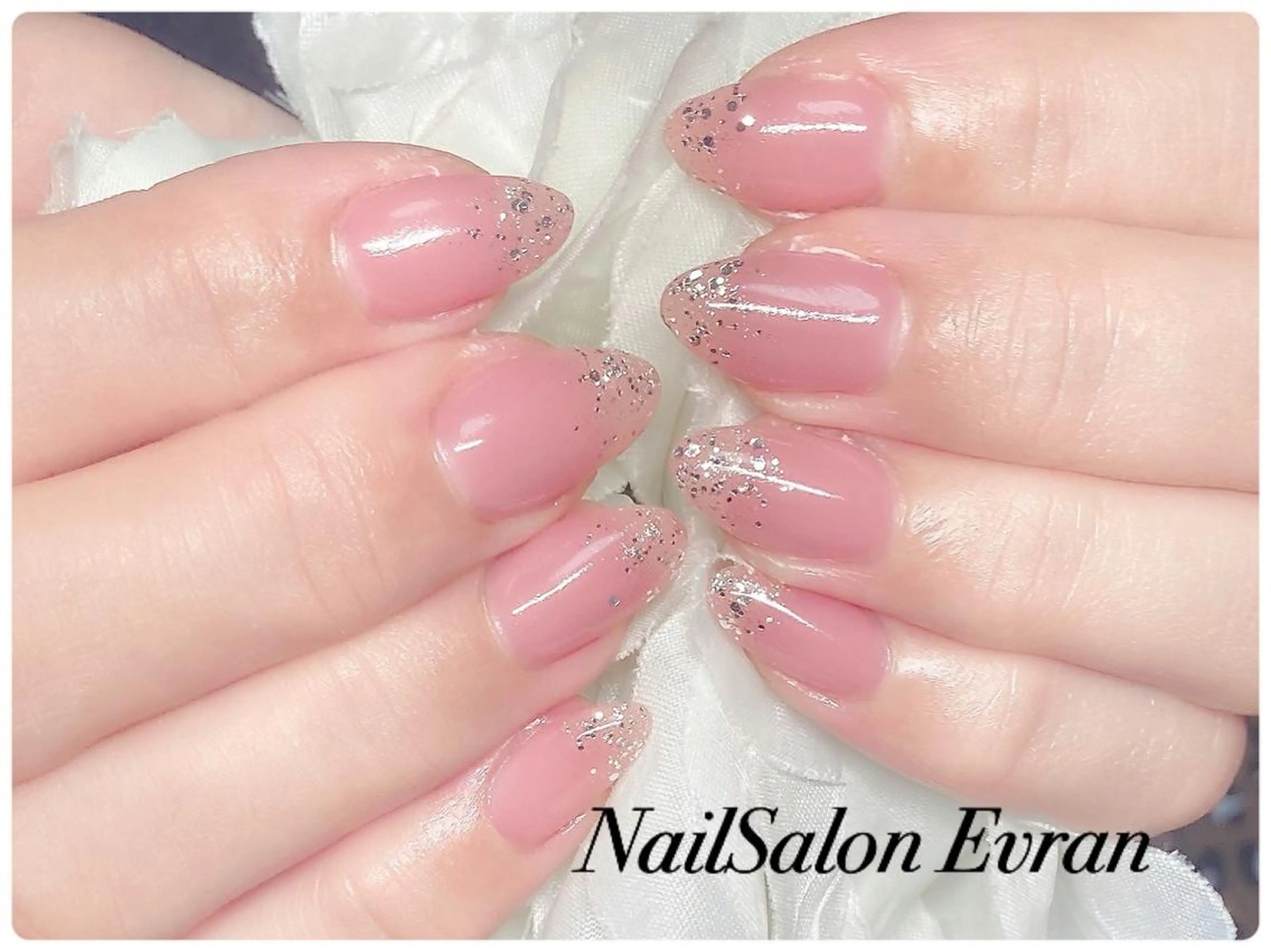 ネイル ラメ(グリッター) ハンドネイル Nail salon Evranのネイルデザイン