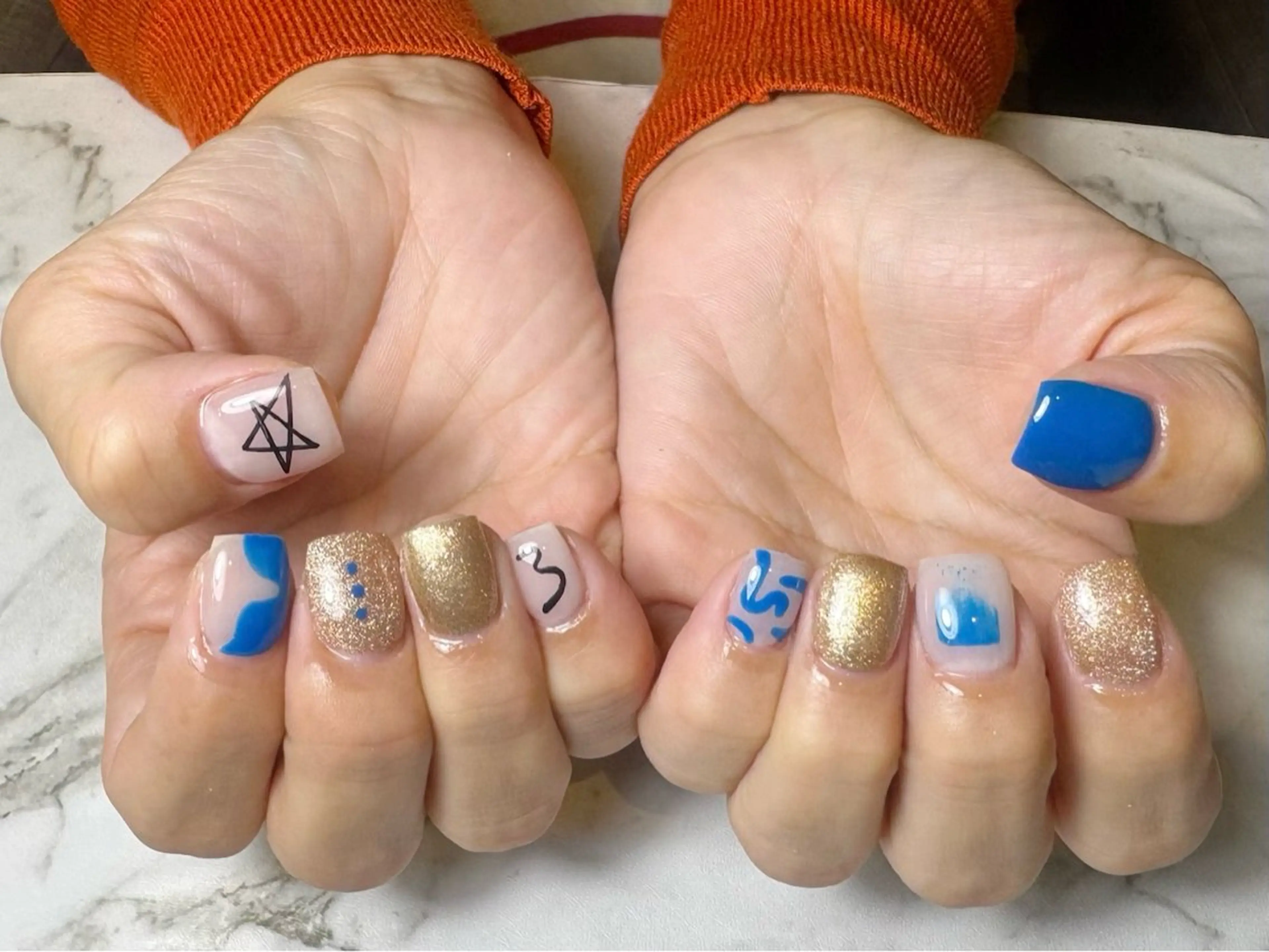 《しっかりアート♪》持ち込みデザイン120分アートの写真