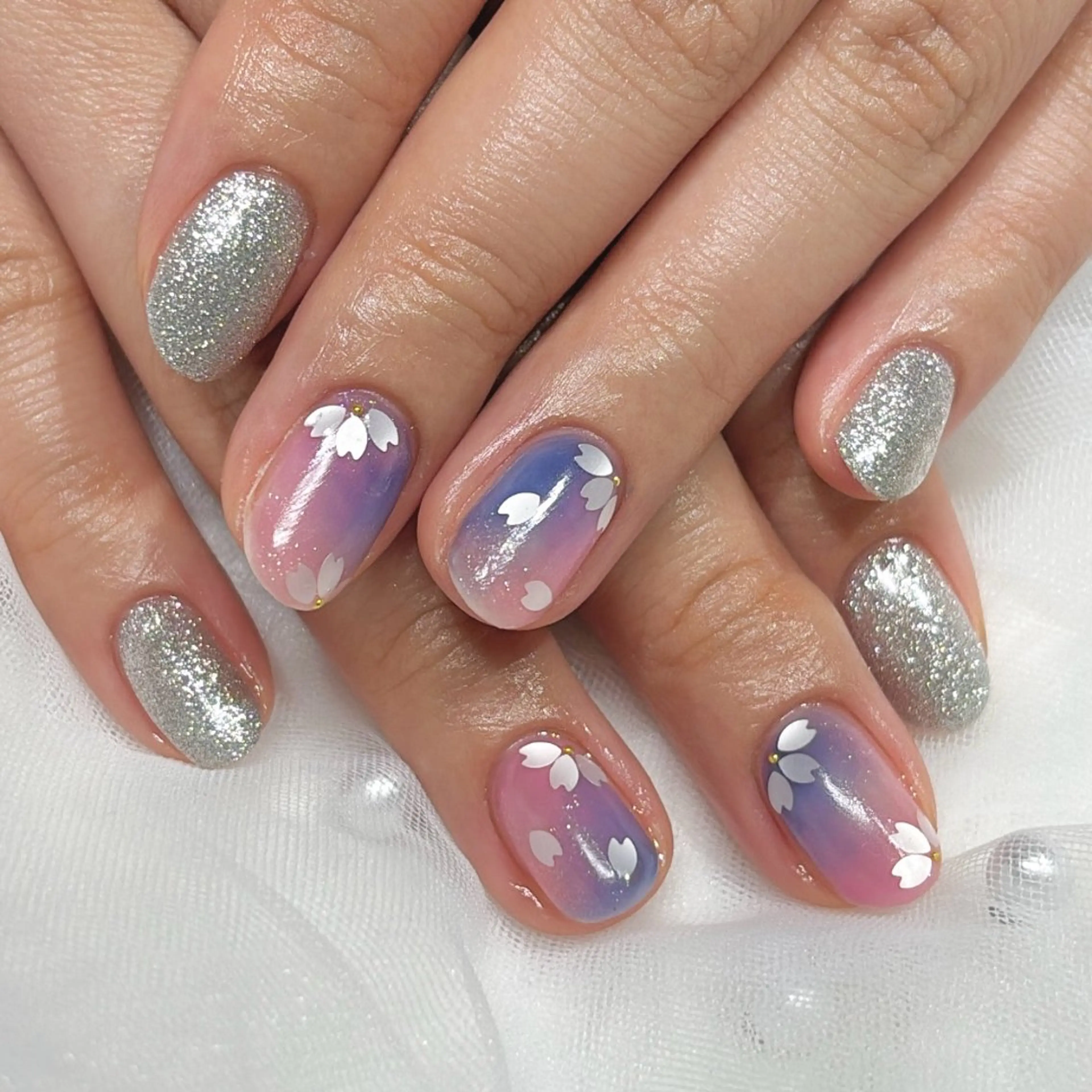 ネイル フットネイル ジェルネイル マグネットネイル パラジェル 松宮 理歩のネイルデザイン