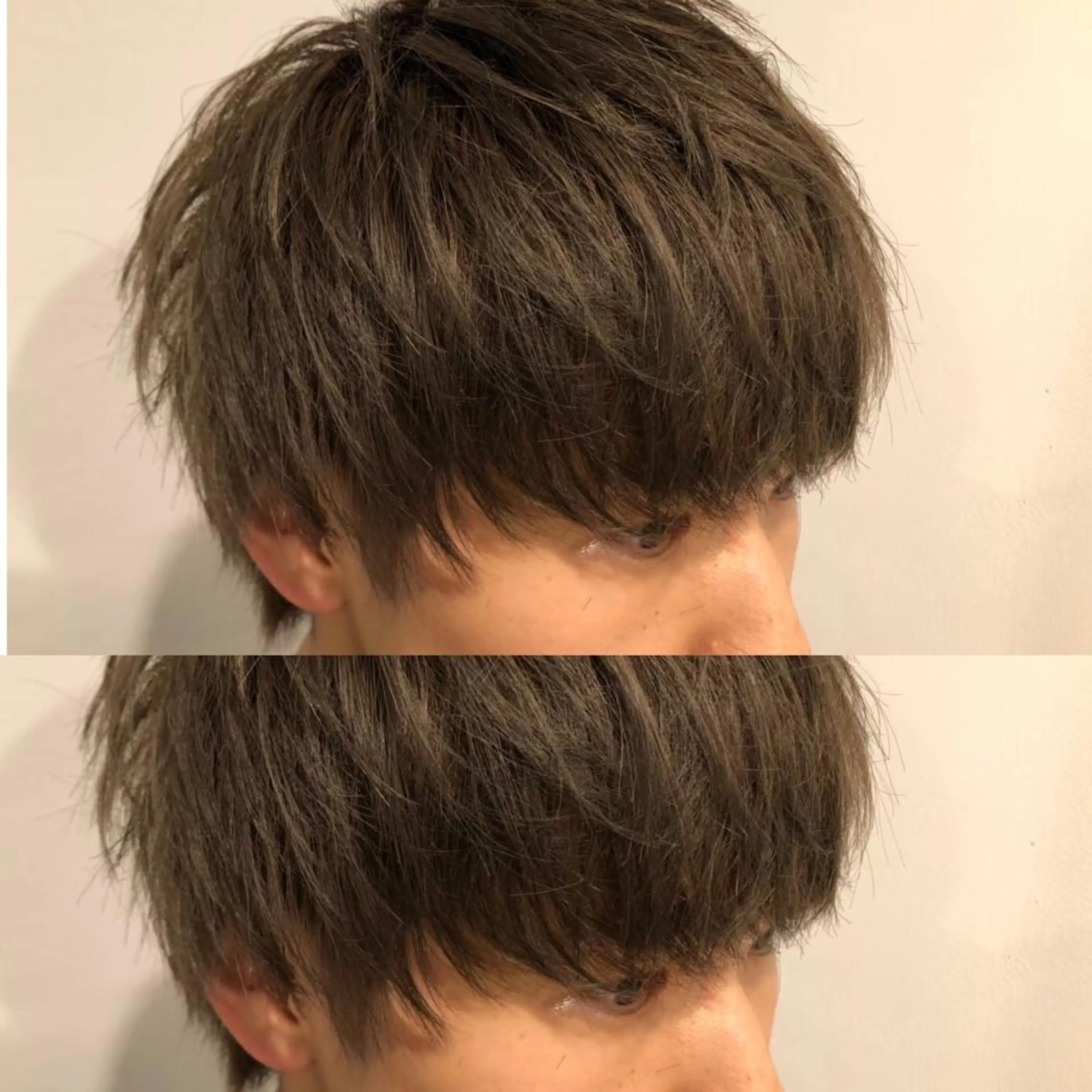 カラー メンズ BABY 艶髪暗髪ヘア💖達人のヘアスタイル