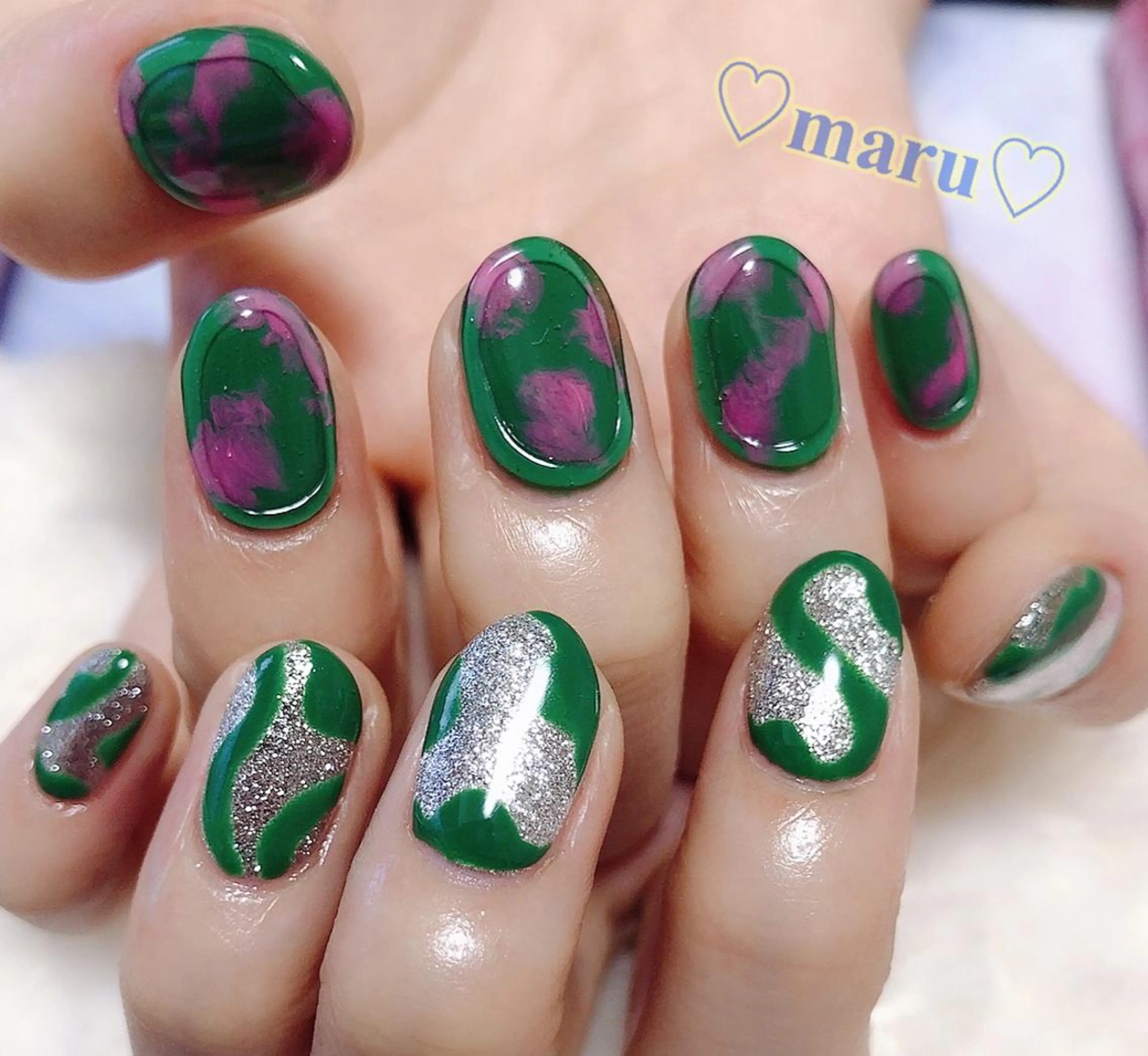 ネイル ハンドネイル フットネイル まるみ ♡のネイルデザイン