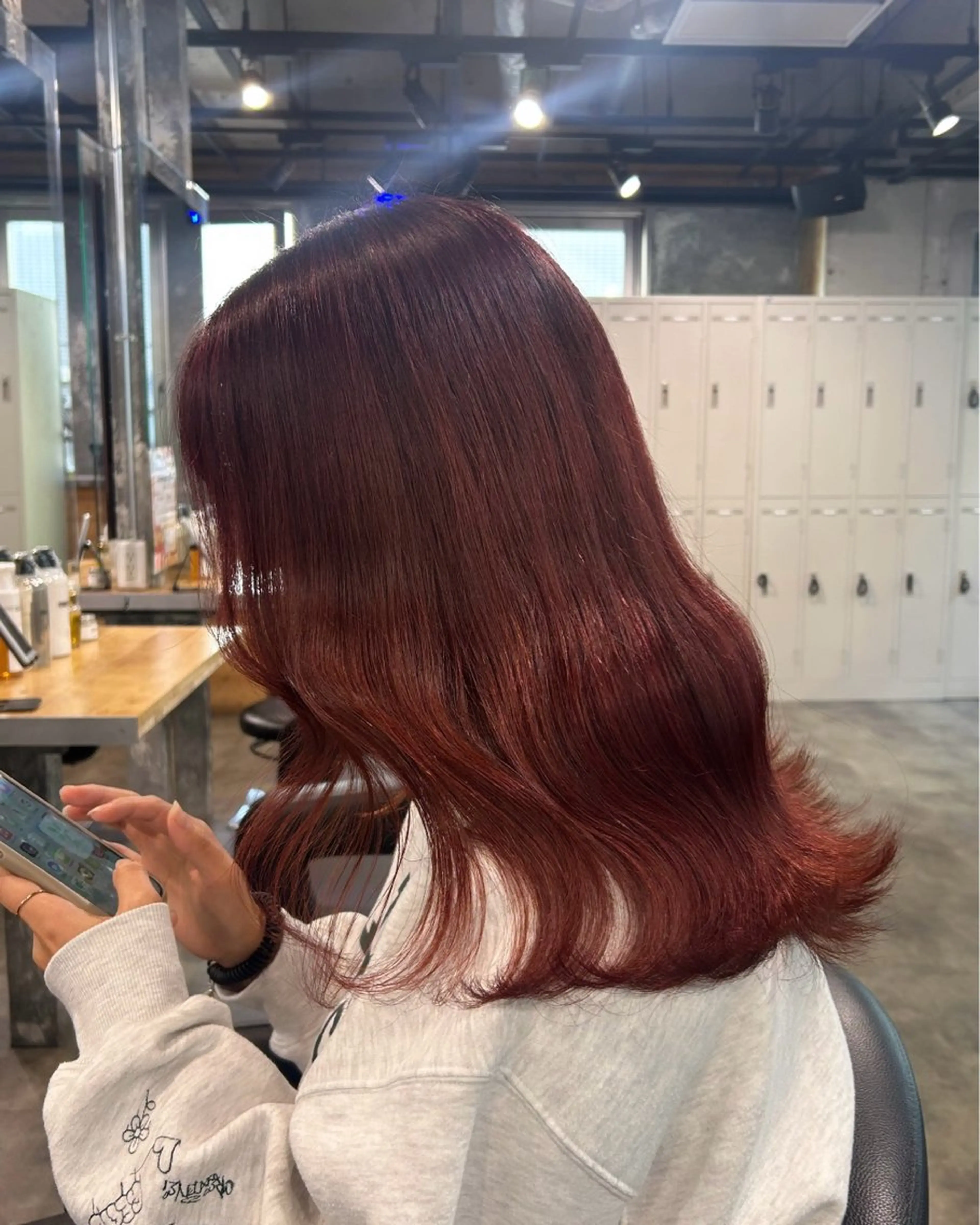 セミロング カラー IS所属・横浜美容室/透明感 カラー/レイヤーのヘアスタイル