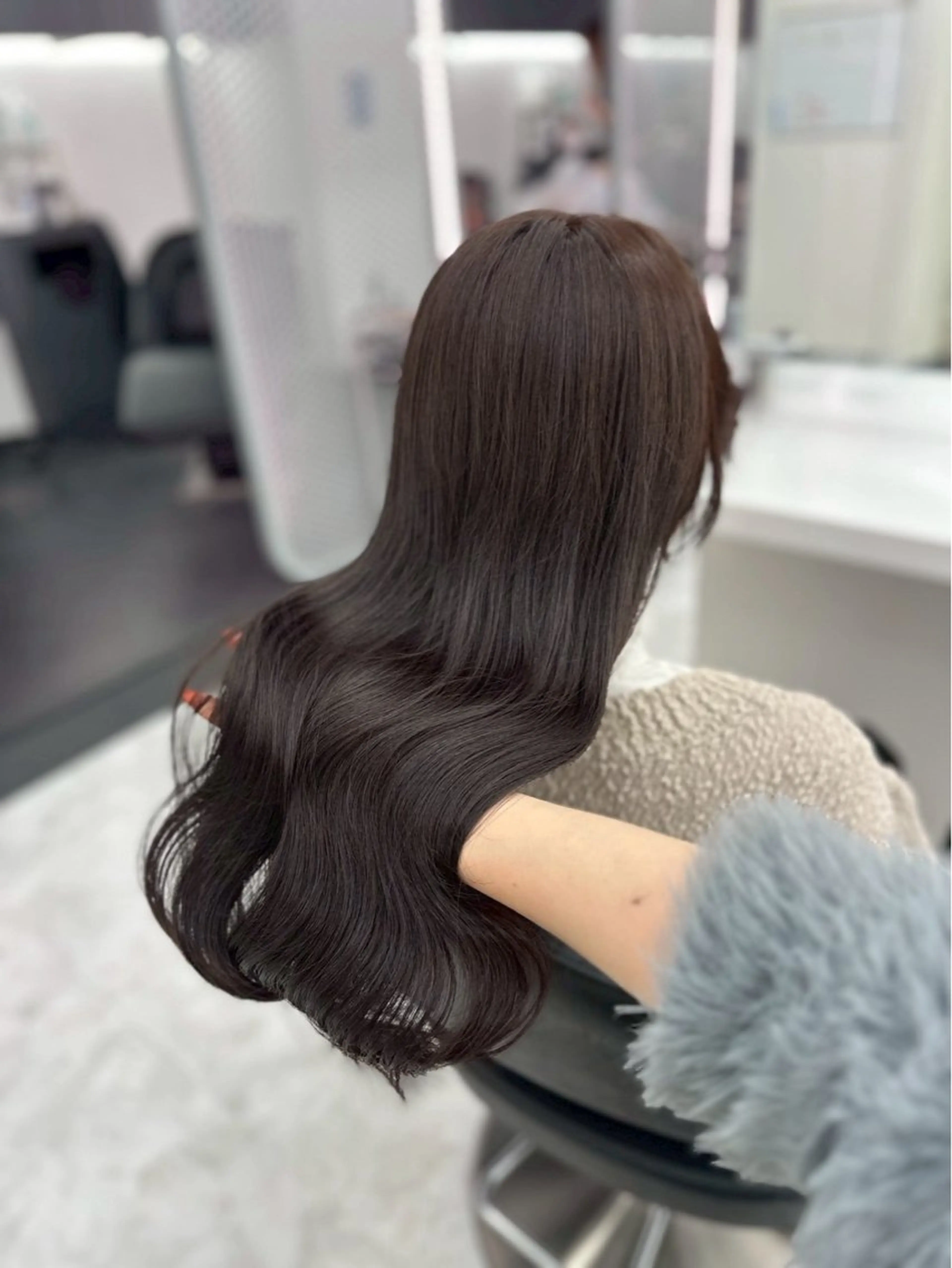 ロング ブリーチなし🫧韓国 🫧HANA🫧のヘアスタイル