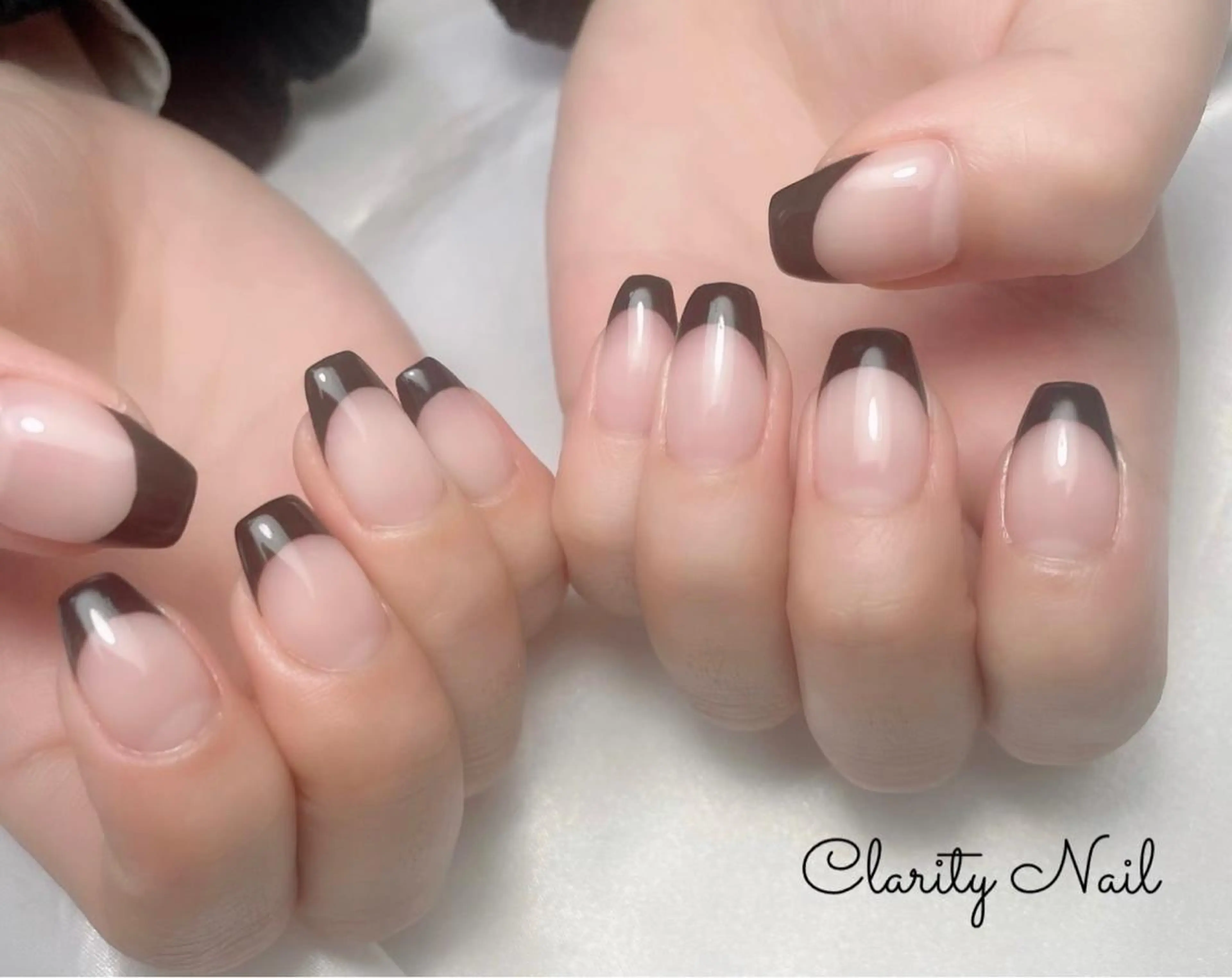 ネイル フレンチネイル ハンドネイル Clarity Nailのネイルデザイン