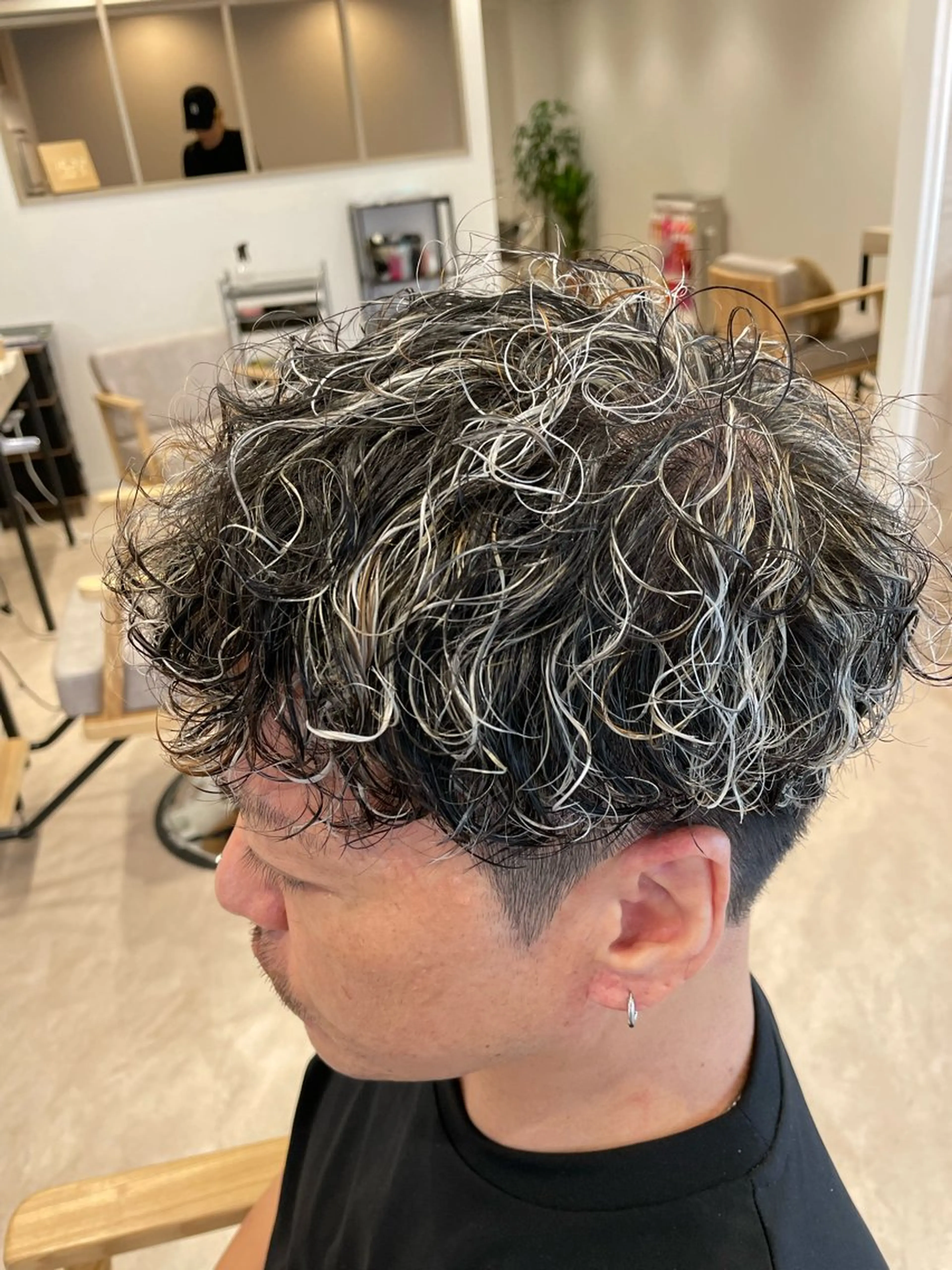 カット+メッシュキャップハイライトの写真