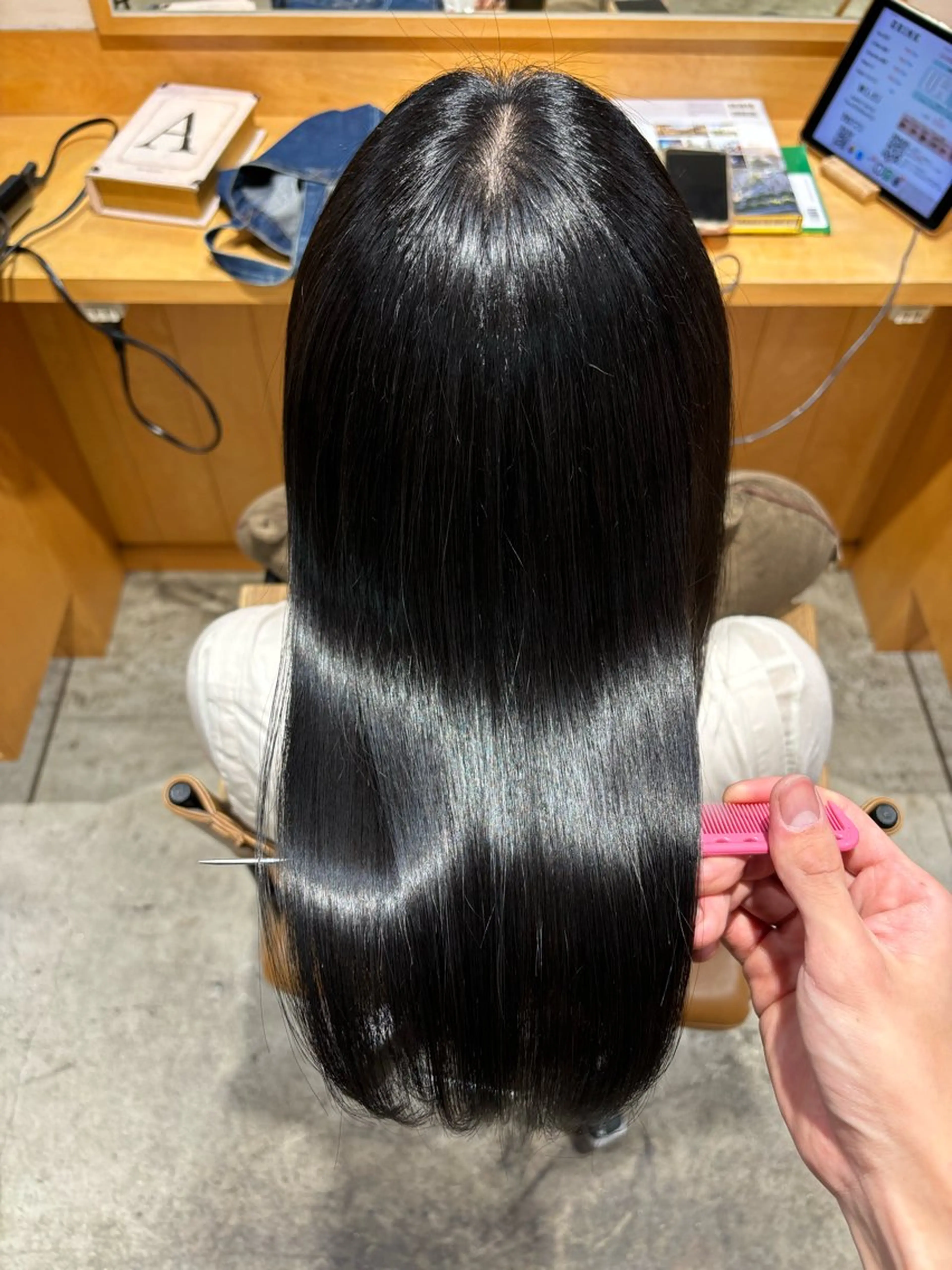 ロング カット ヘアカラー トリートメント 【Amphi Tokyo】宮原のヘアスタイル