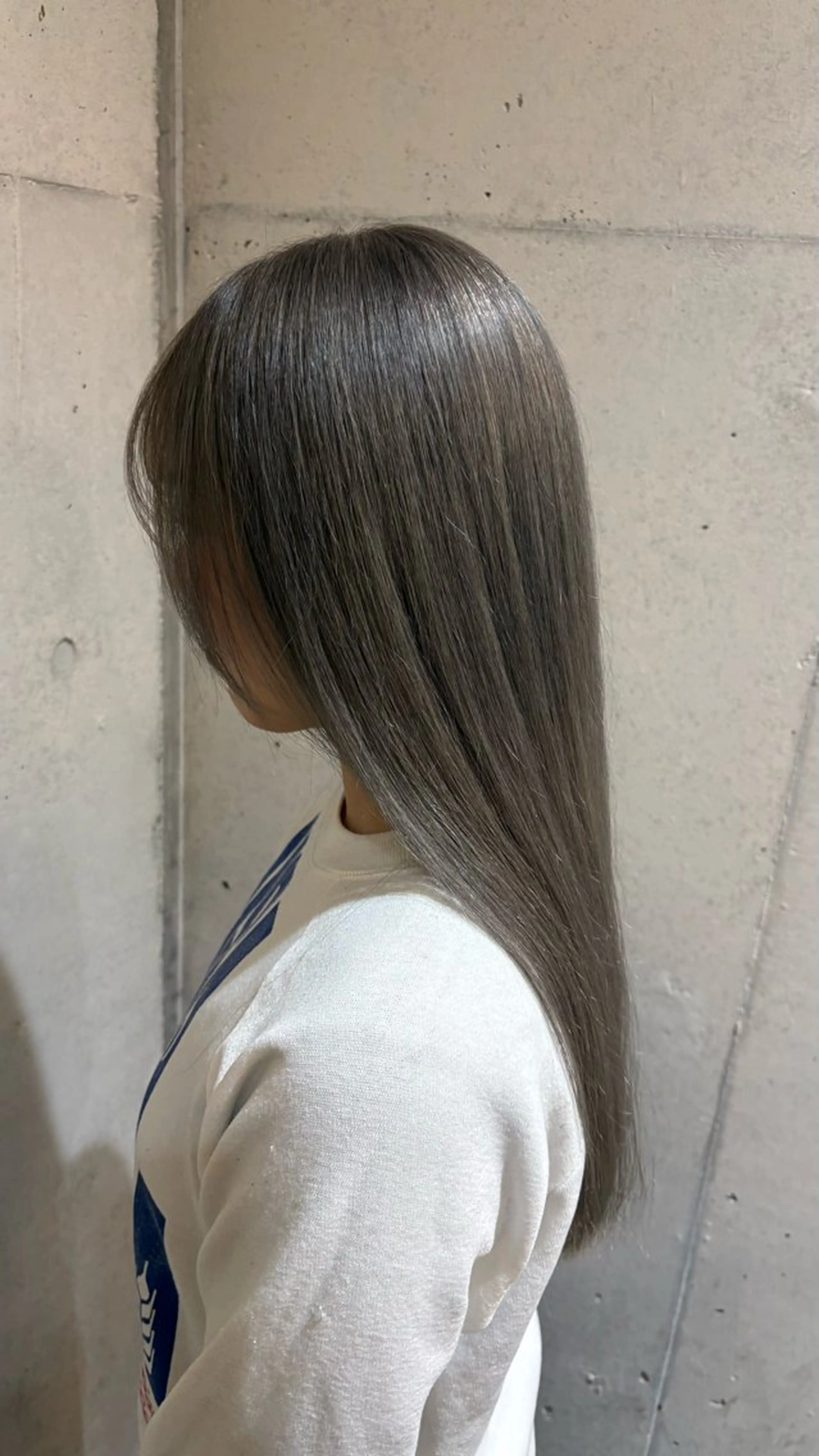 ロング カラー ブリーチ/ボブ/ 髪質改善/ 熊谷 優のヘアスタイル