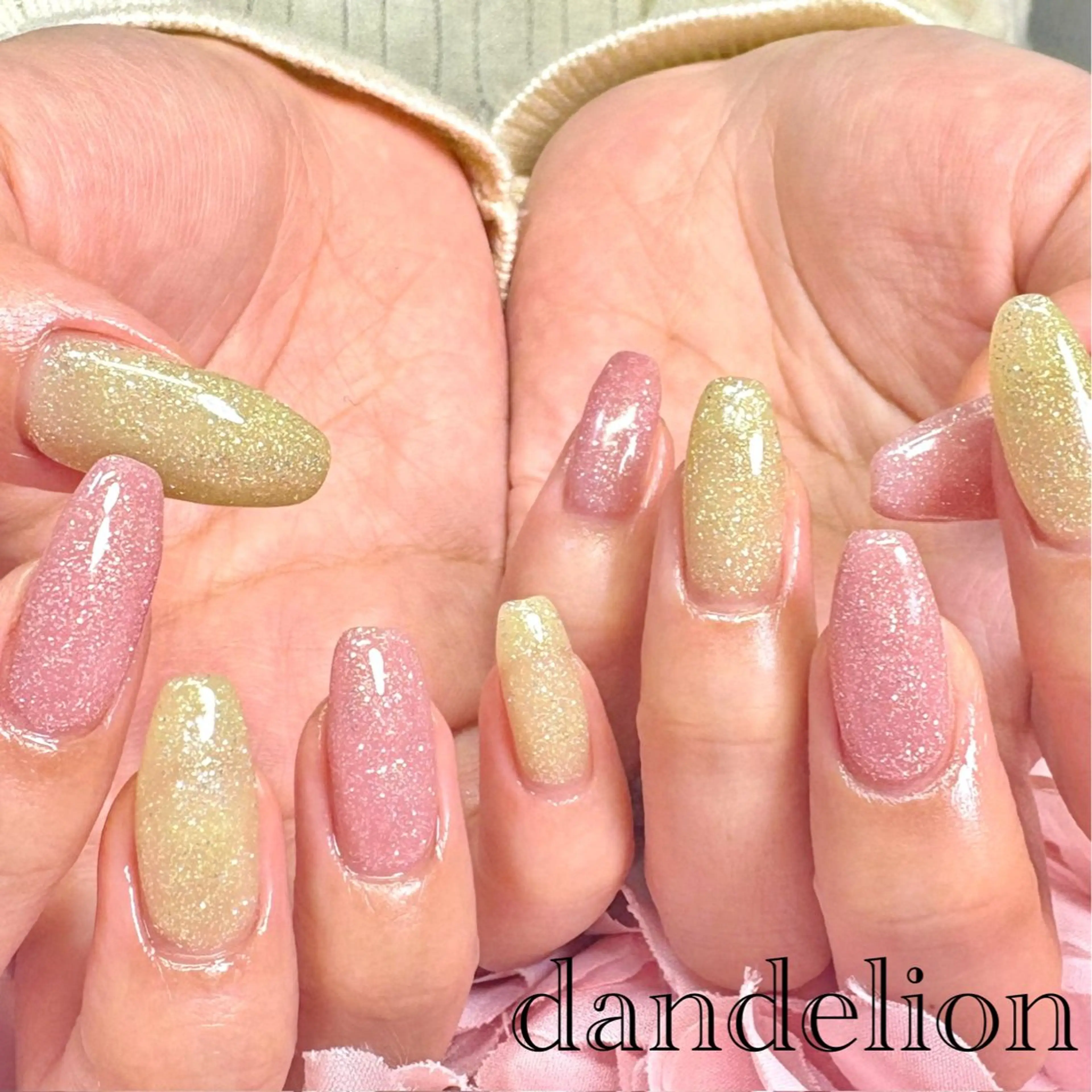 ネイル ハンドネイル ハンドケア dandelion ダンデライオンのネイルデザイン