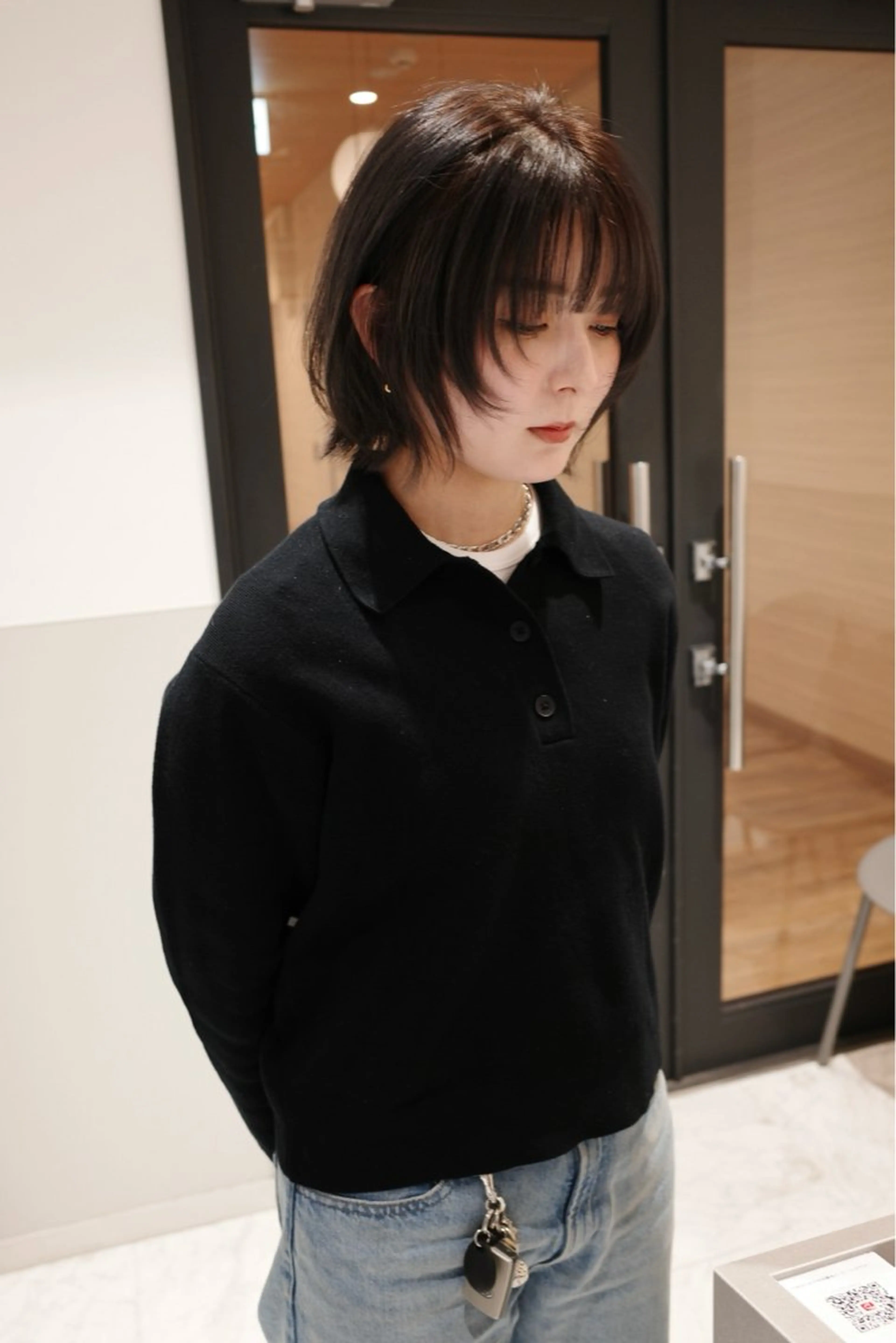 ショート カット ヘアカラー トリートメント ボブ/マンツーマン ミヒラケイタのヘアスタイル