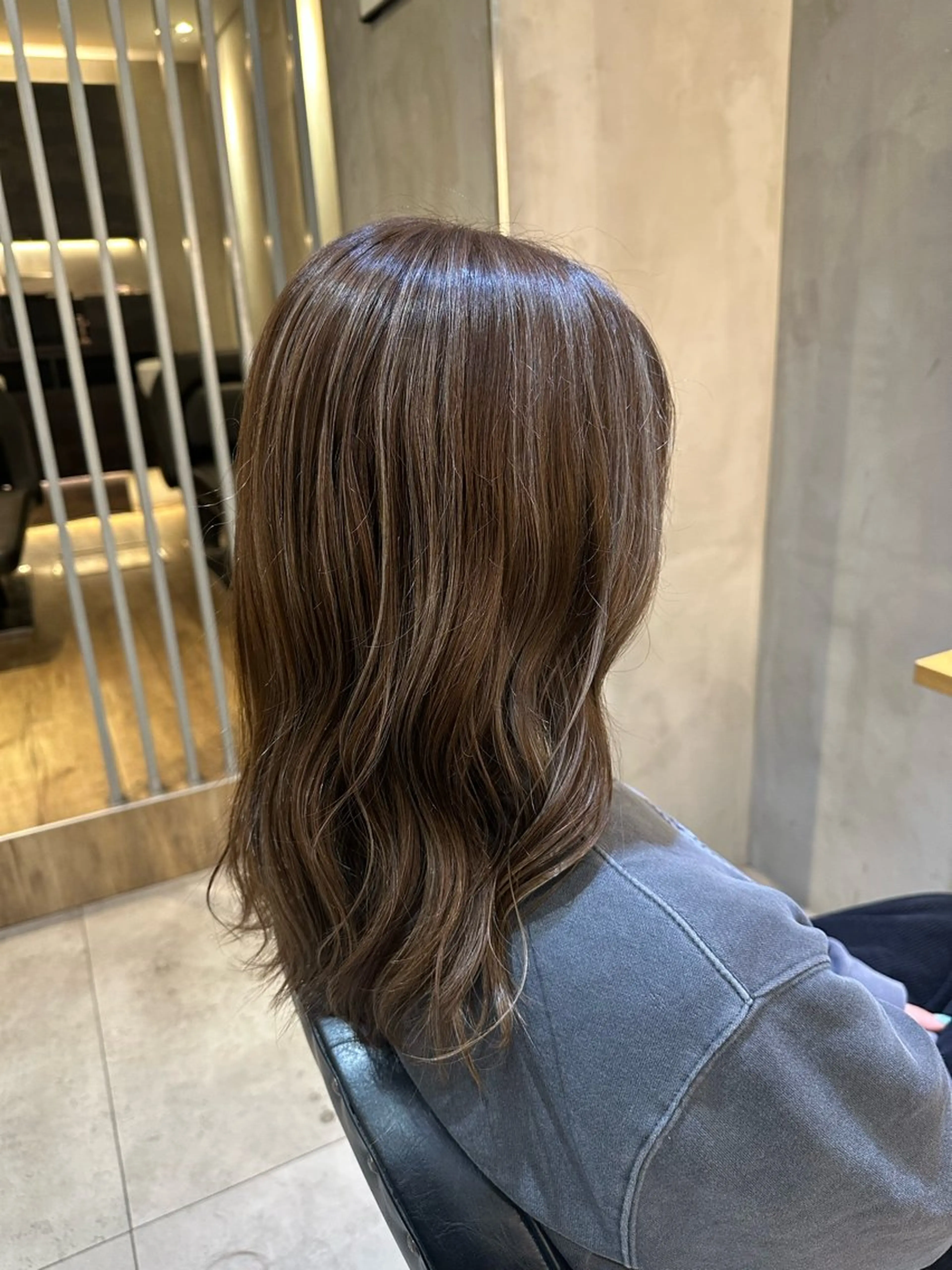 セミロング カラー 🪞個室サロン/韓国 艶髪/keito🪞のヘアスタイル