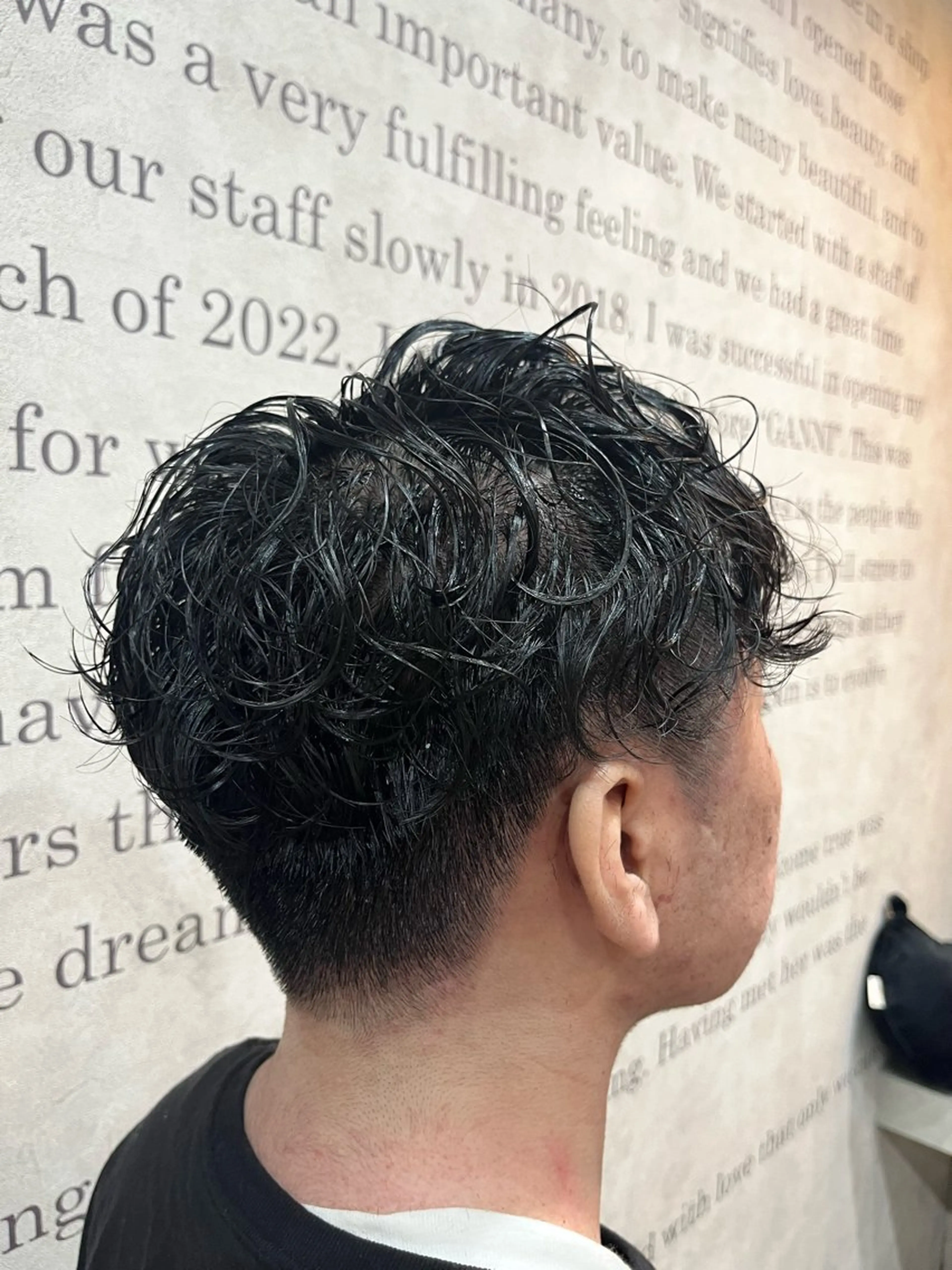 メンズ Dista所属・溝口 右京のヘアスタイル