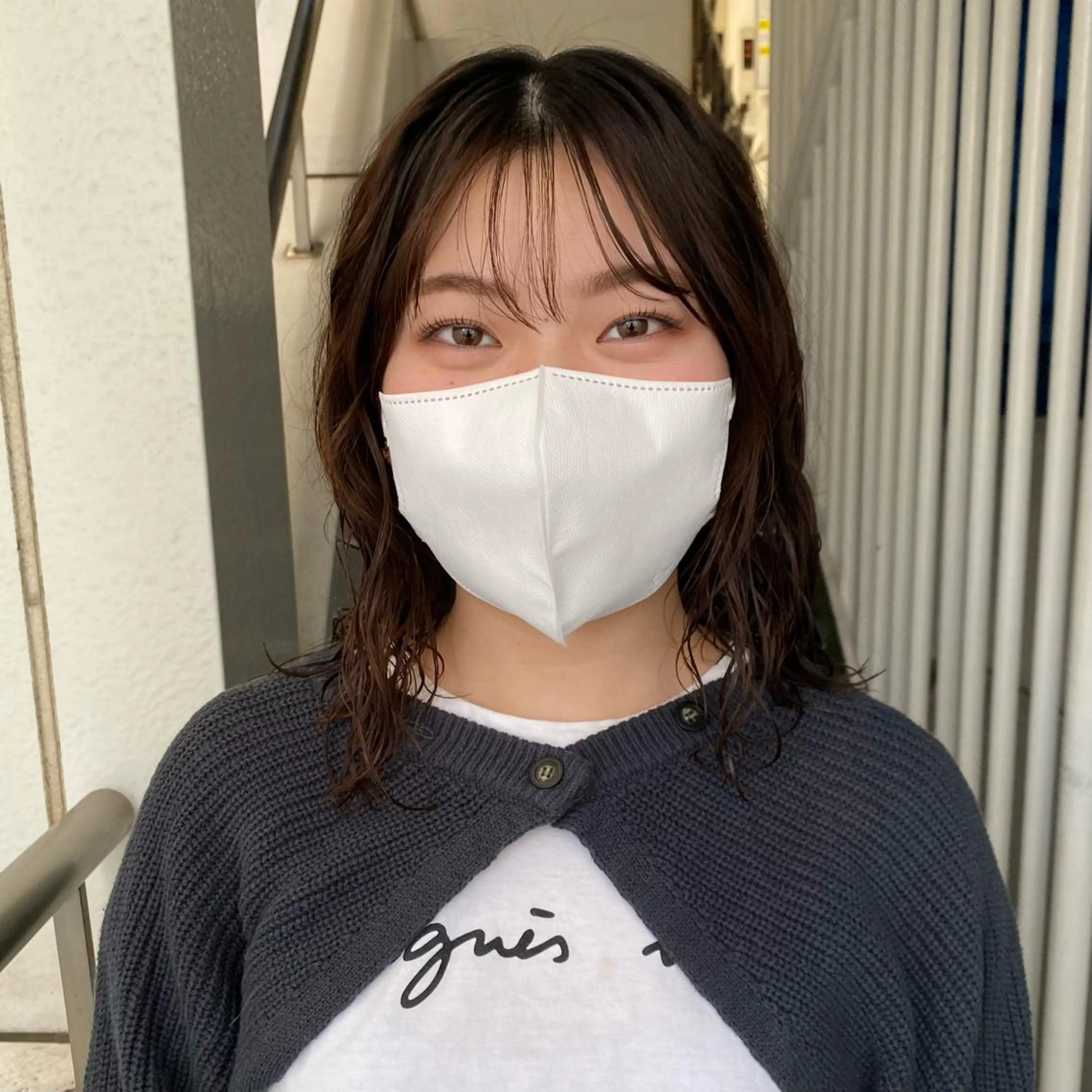 ミディアム カラー パーマ yiye 青山所属・無料カットモデル募集 🌱ひょうがのヘアスタイル