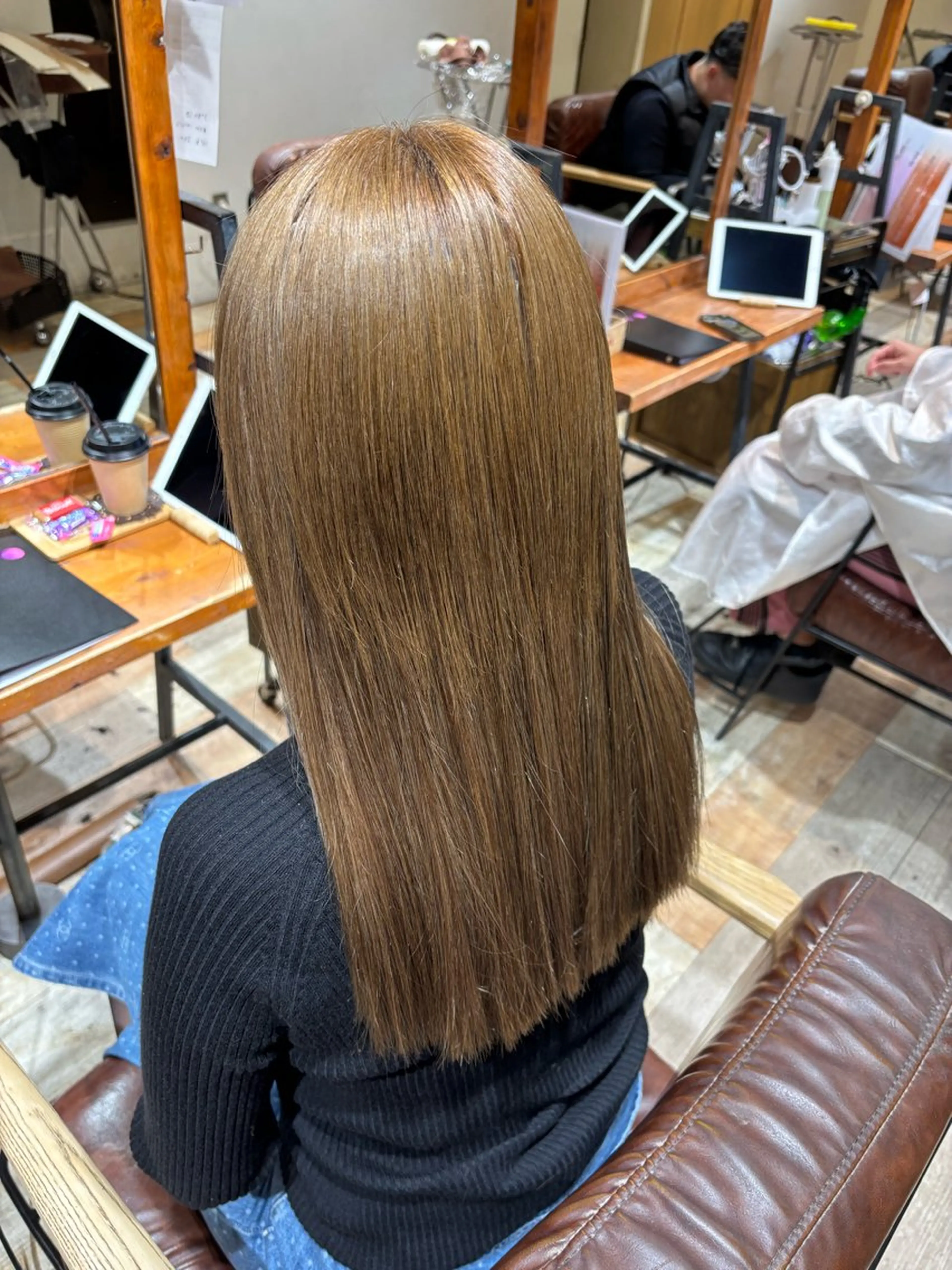 セミロング ボブ エクステ シールエクステ/まつ げパーマ/はるかのヘアスタイル