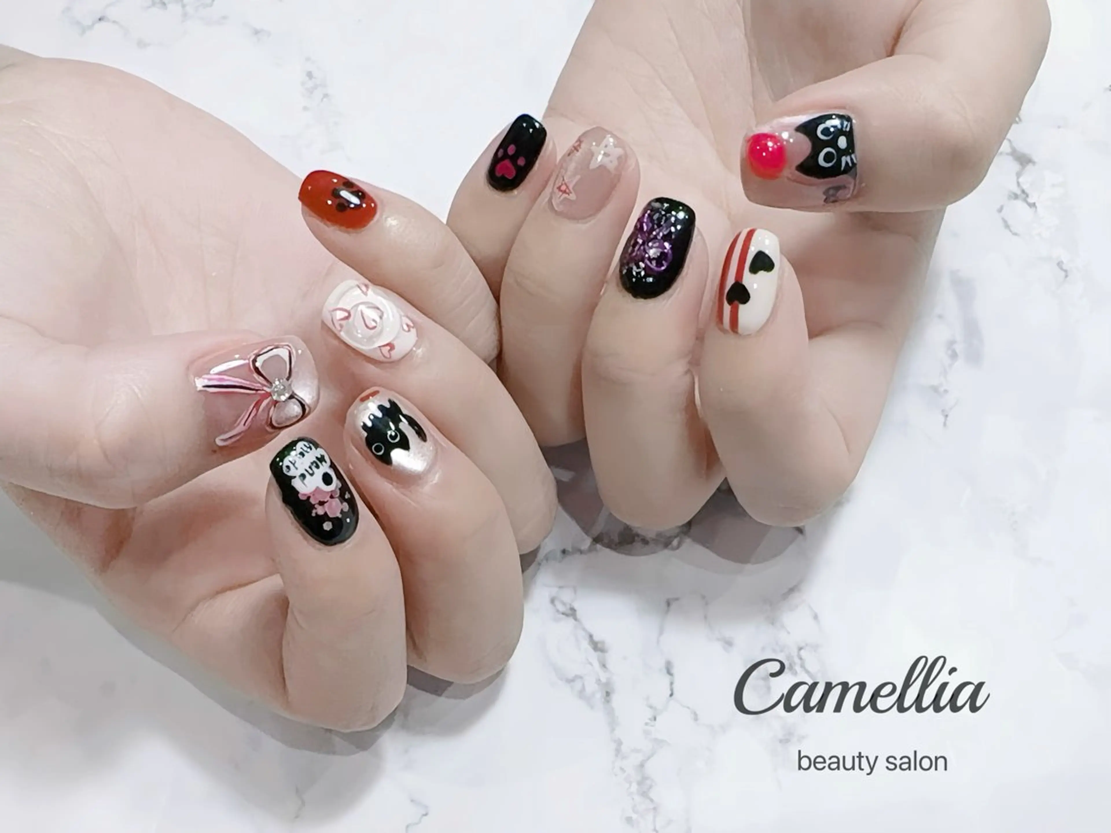 ネイル ハンドネイル ハンドケア Camellia nail salonのネイルデザイン