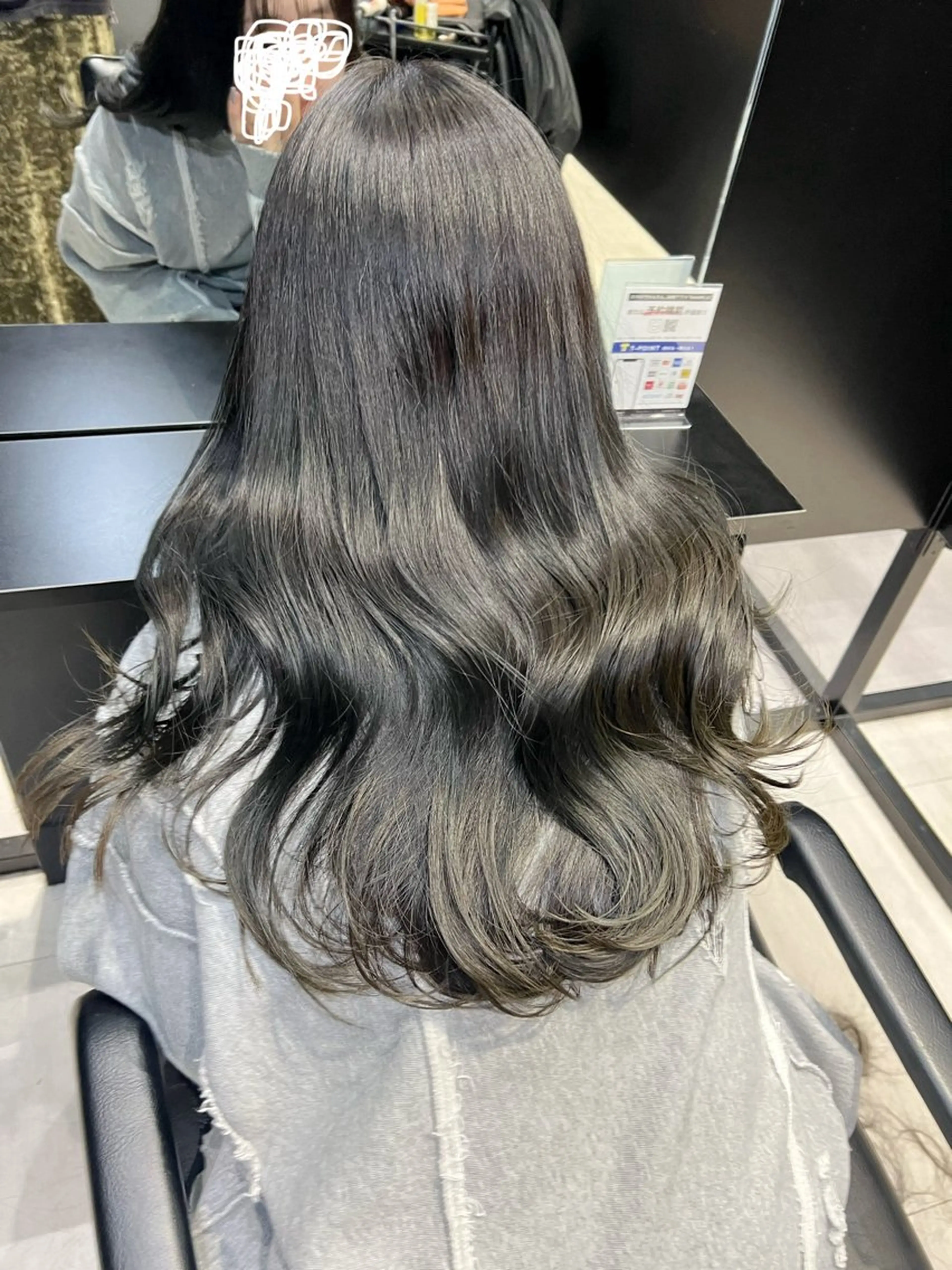 ロング カラー カット ヘアカラー トリートメント kimika🥑 メンズ/髪質改善のヘアスタイル