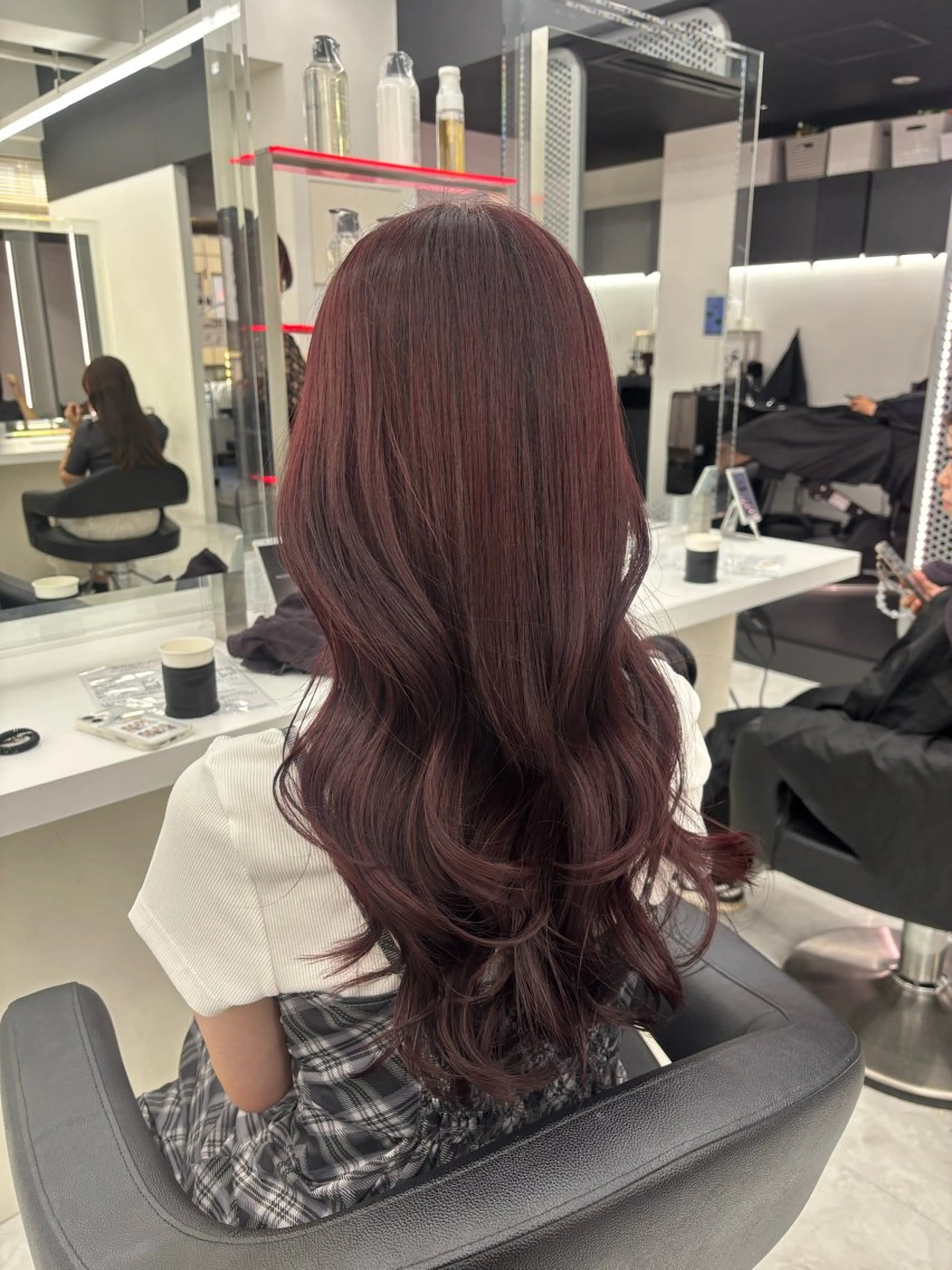 カラー かわいい艶髪🤍 れいな🤍のヘアスタイル