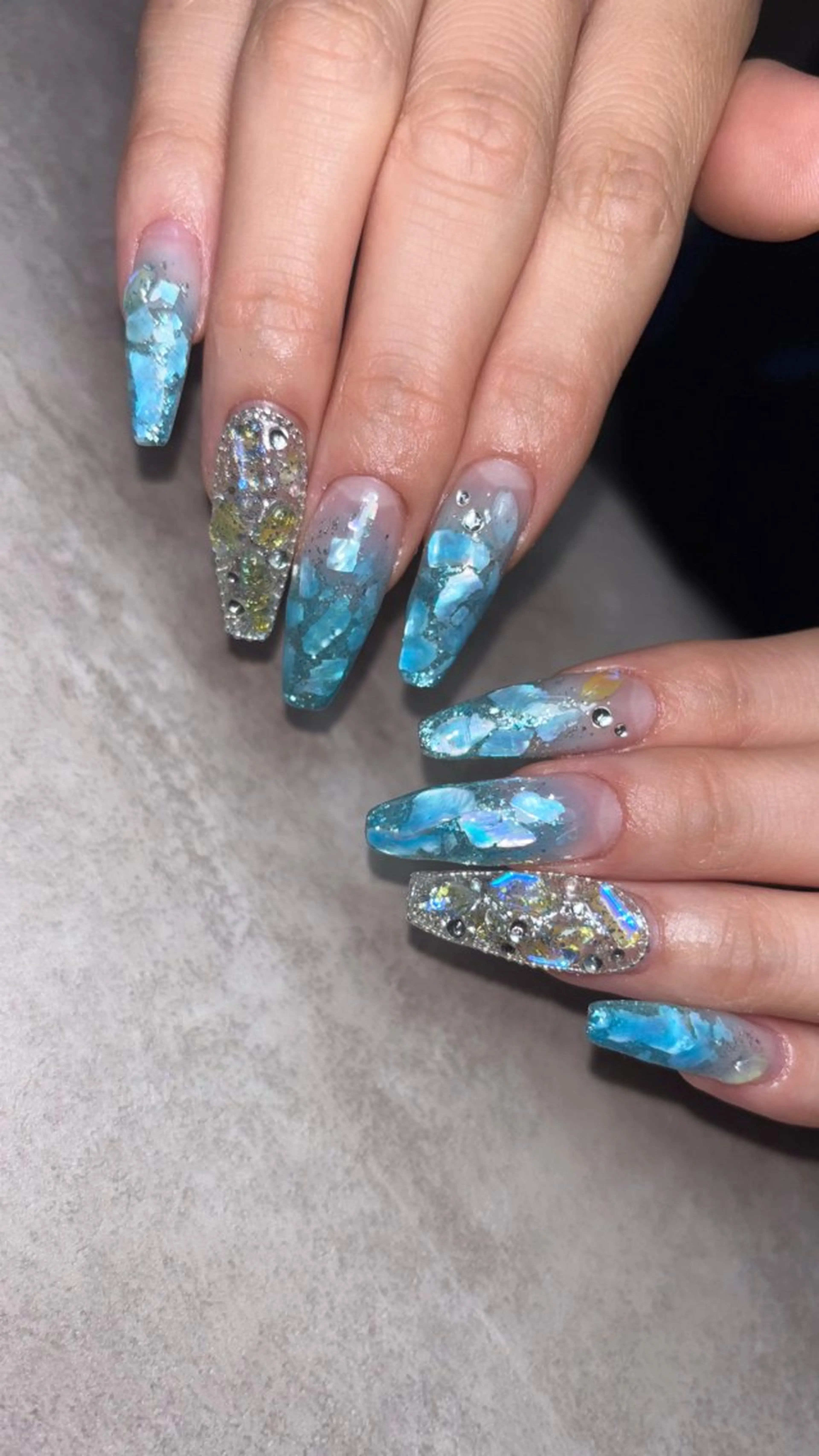 ネイル 持ち込み ハンドネイル Moana Lani所属・moanaLani 🥥sayuri🌵のネイルデザイン