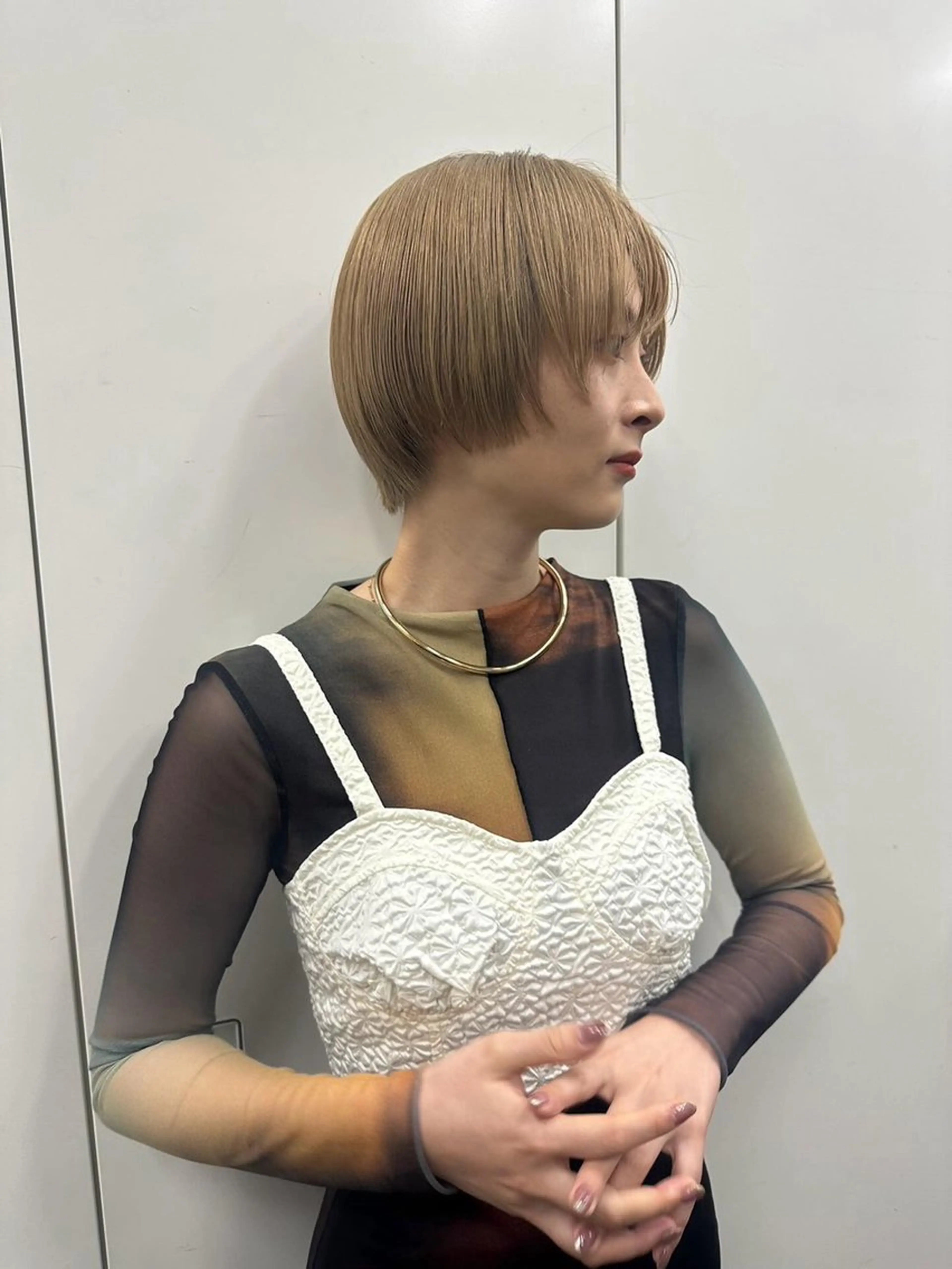 ショート 銀座/韓国/ワンホン 🤍艶髪🖤nahoのヘアスタイル