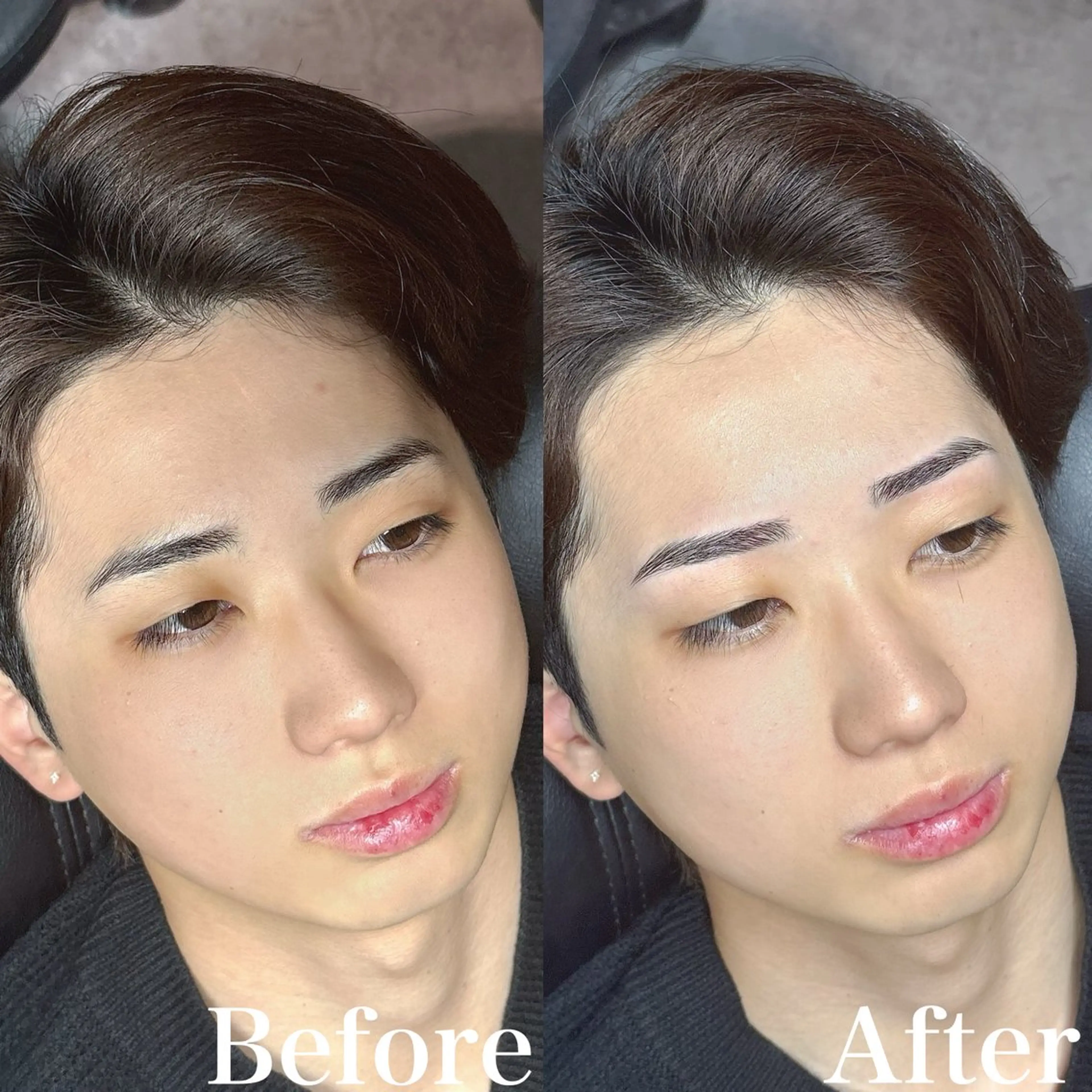 メンズ アイブロウ ワックス脱毛 眉カット 2◯Re:gid Yusukeの眉毛・アイブロウイメージ