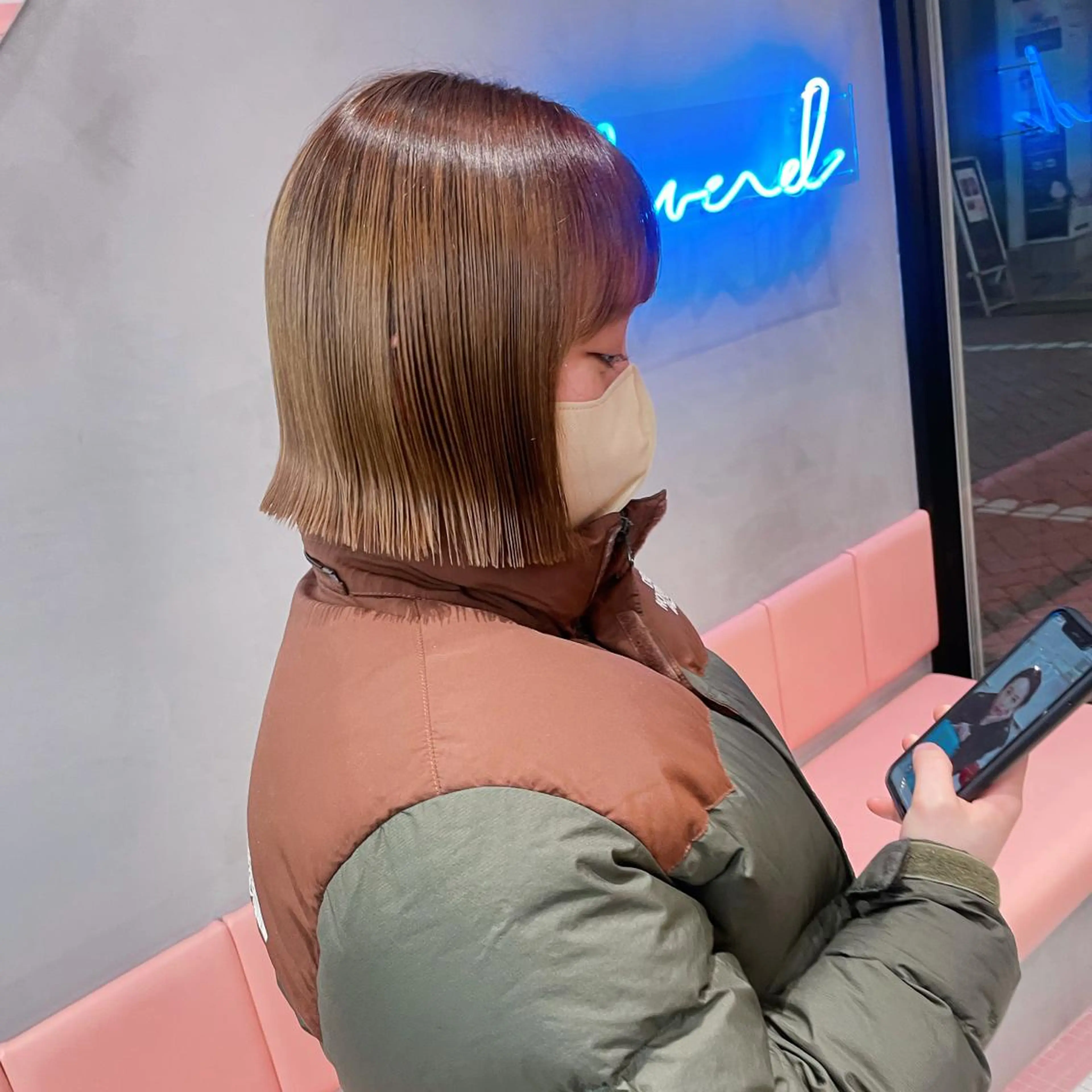 ショート Misaki /ボブ/縮毛矯正のヘアスタイル