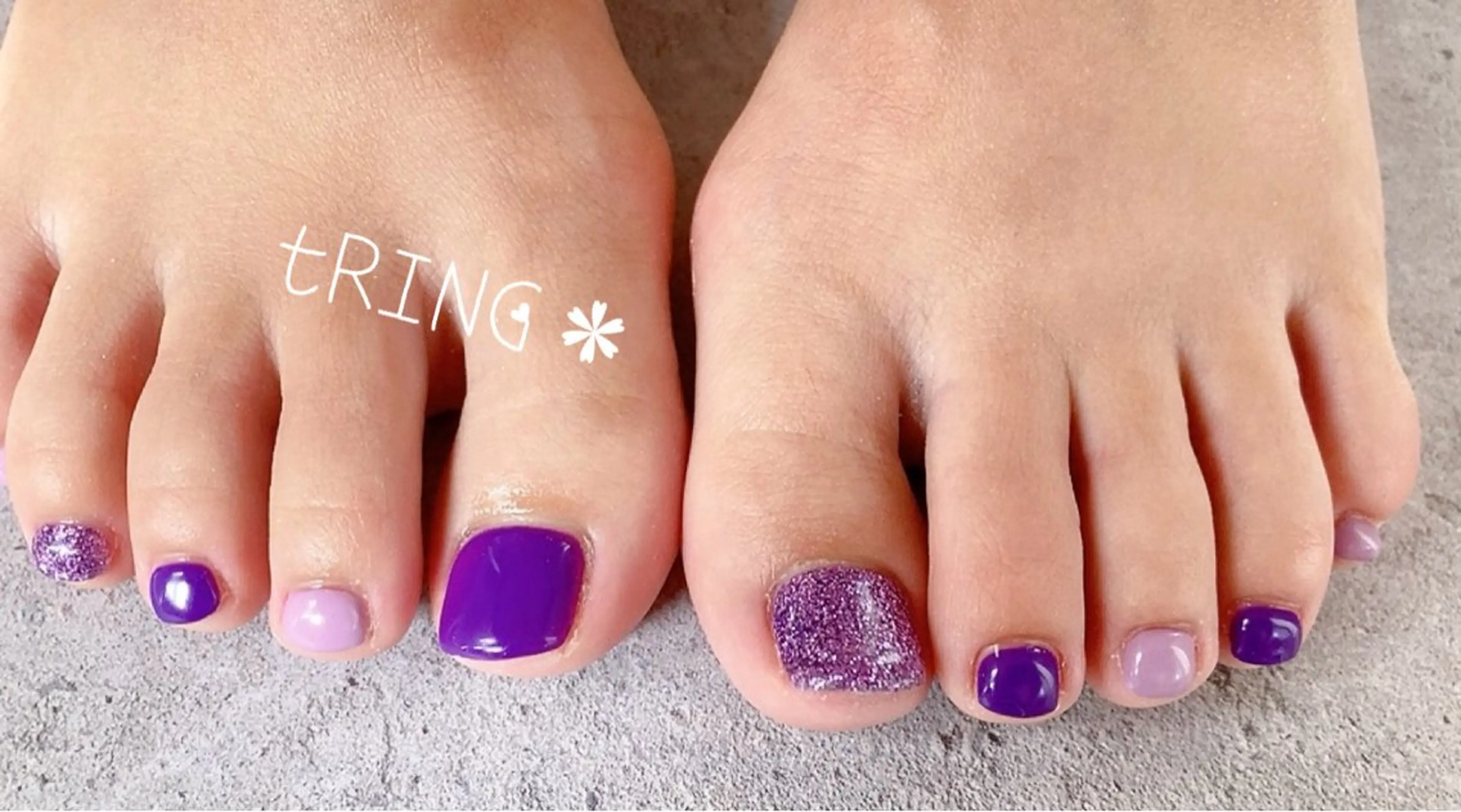 ネイル フットネイル tRING＊ しいの木台のネイルデザイン