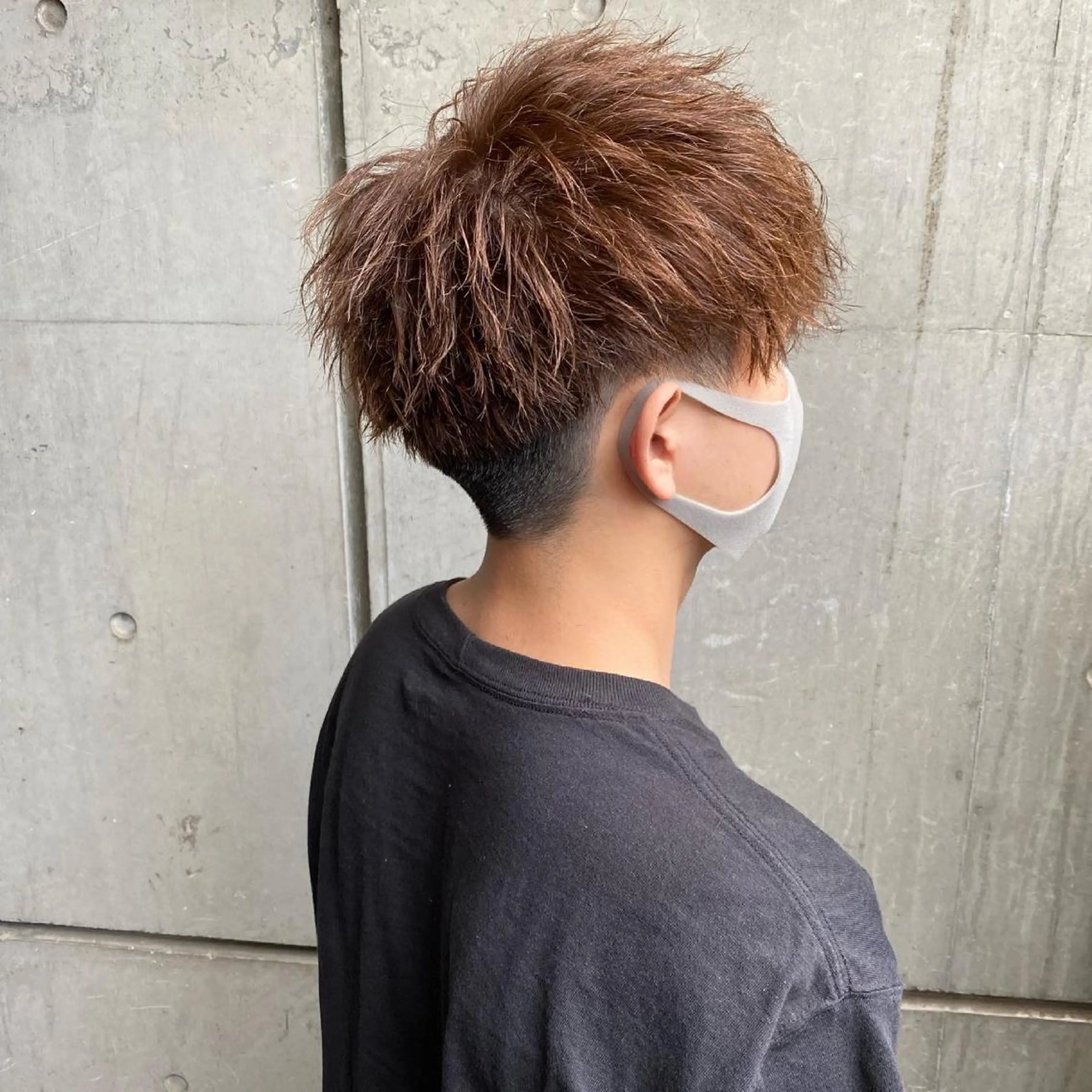 ショート パーマ メンズ レディースカット いからしゆうたのヘアスタイル