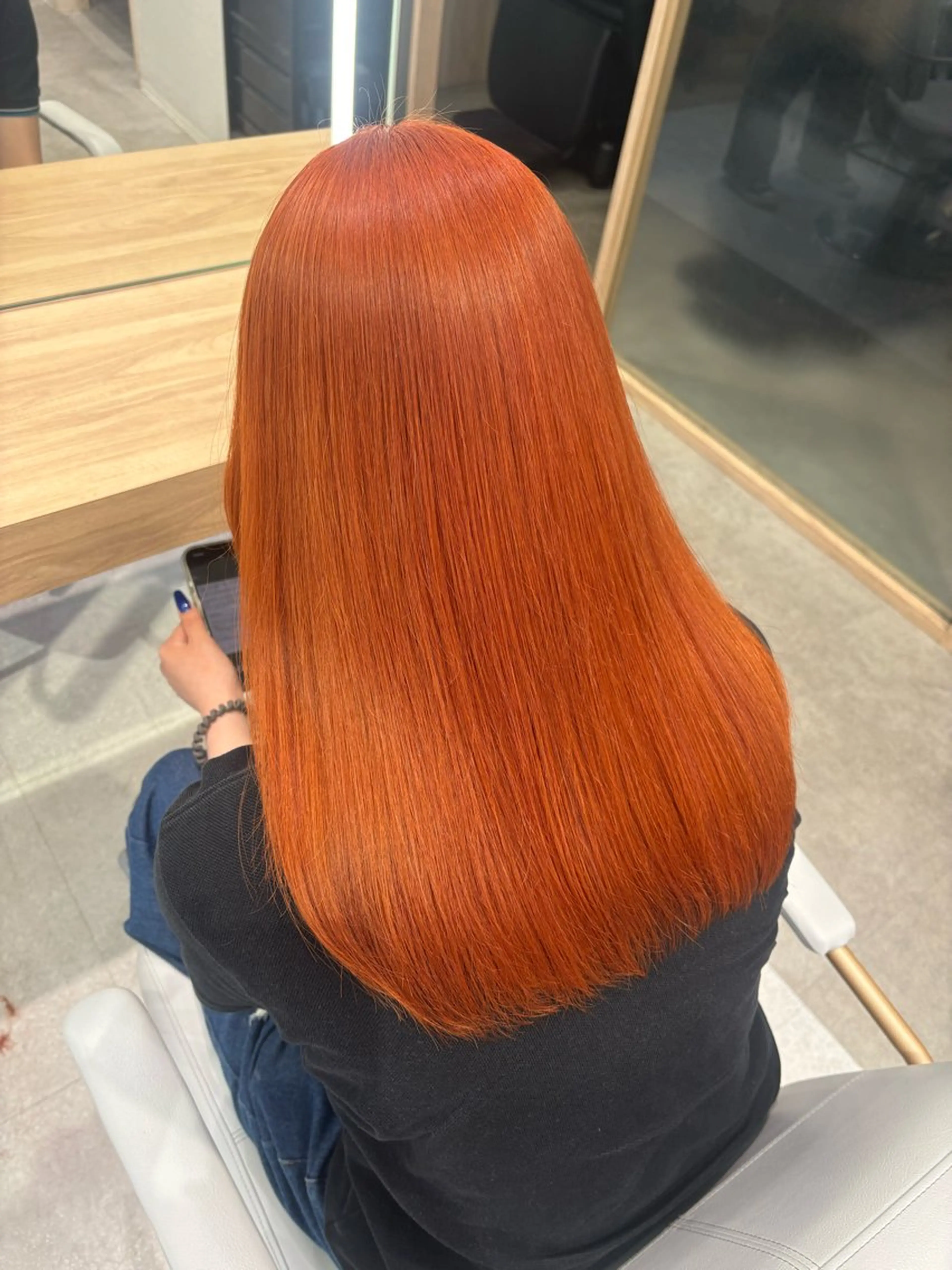 ロング カラー ヘアカラー 🇰🇷韓国レイヤー ケアカラー／田川佑紀のヘアスタイル