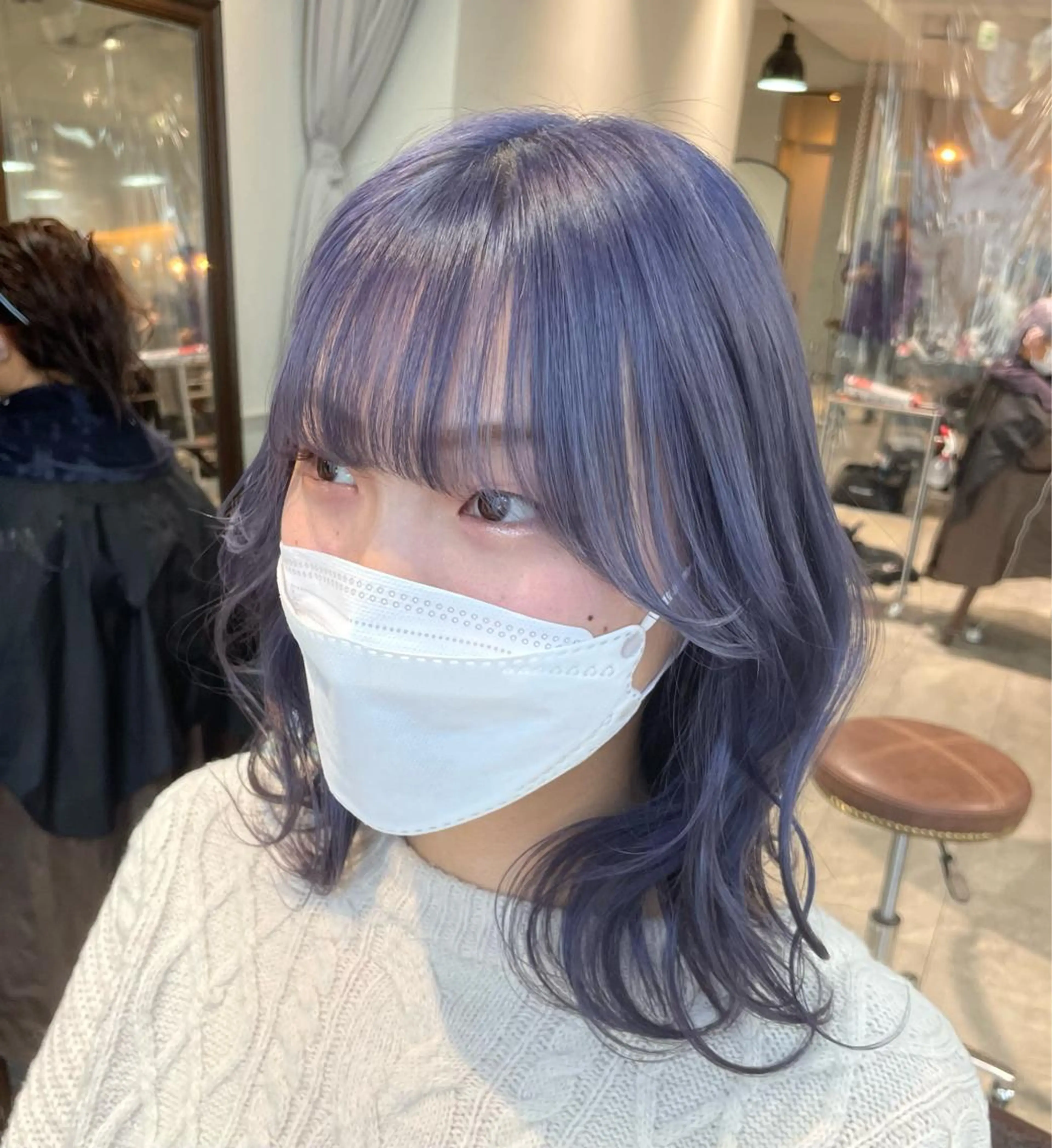 ミディアム カラー ヘアアレンジ ヘアカラー 🌹TikTok４万 ﾌｫﾛﾜｰ🌹AKIのヘアスタイル