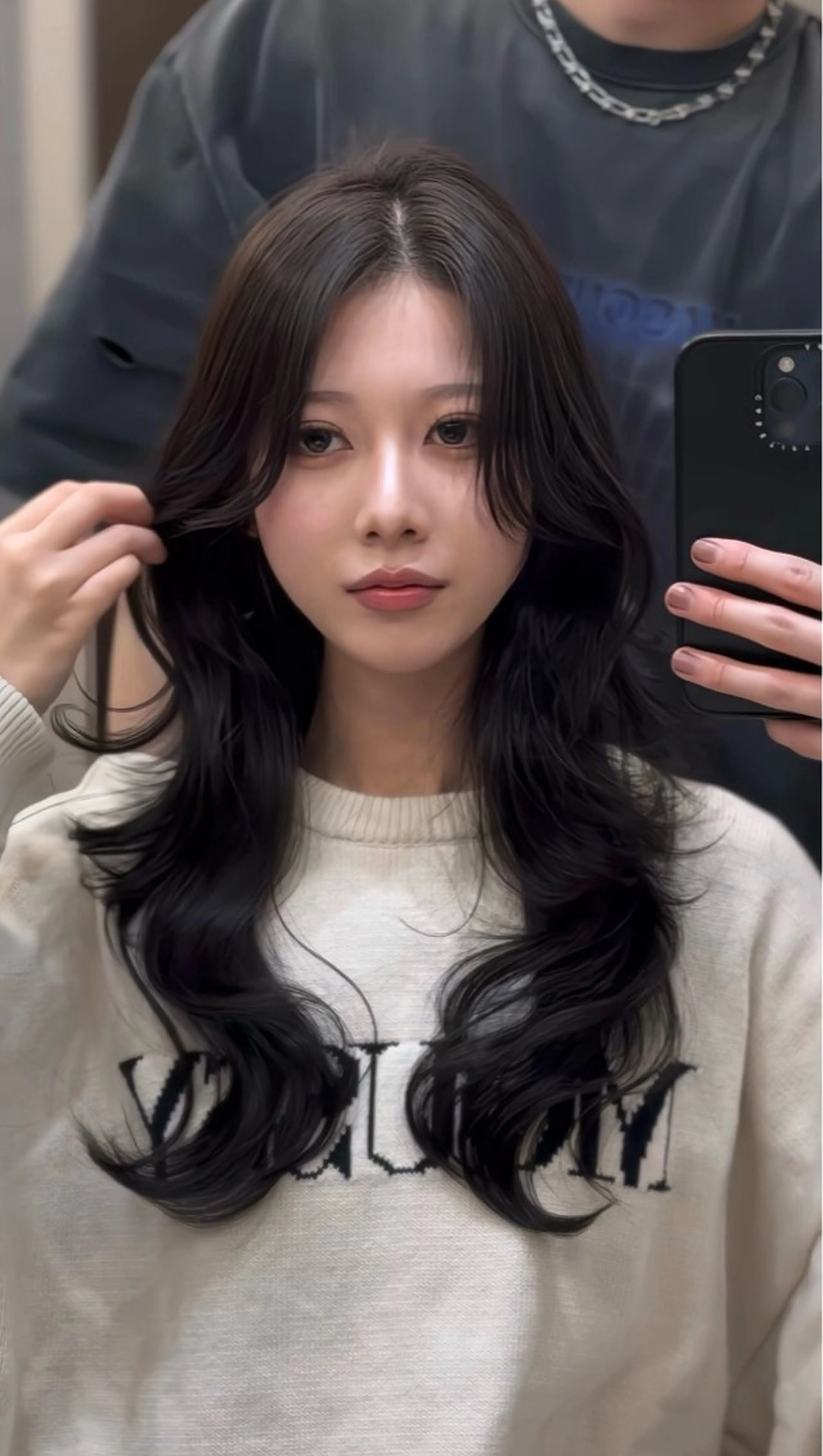 ロング カラー 宮本 優のヘアスタイル