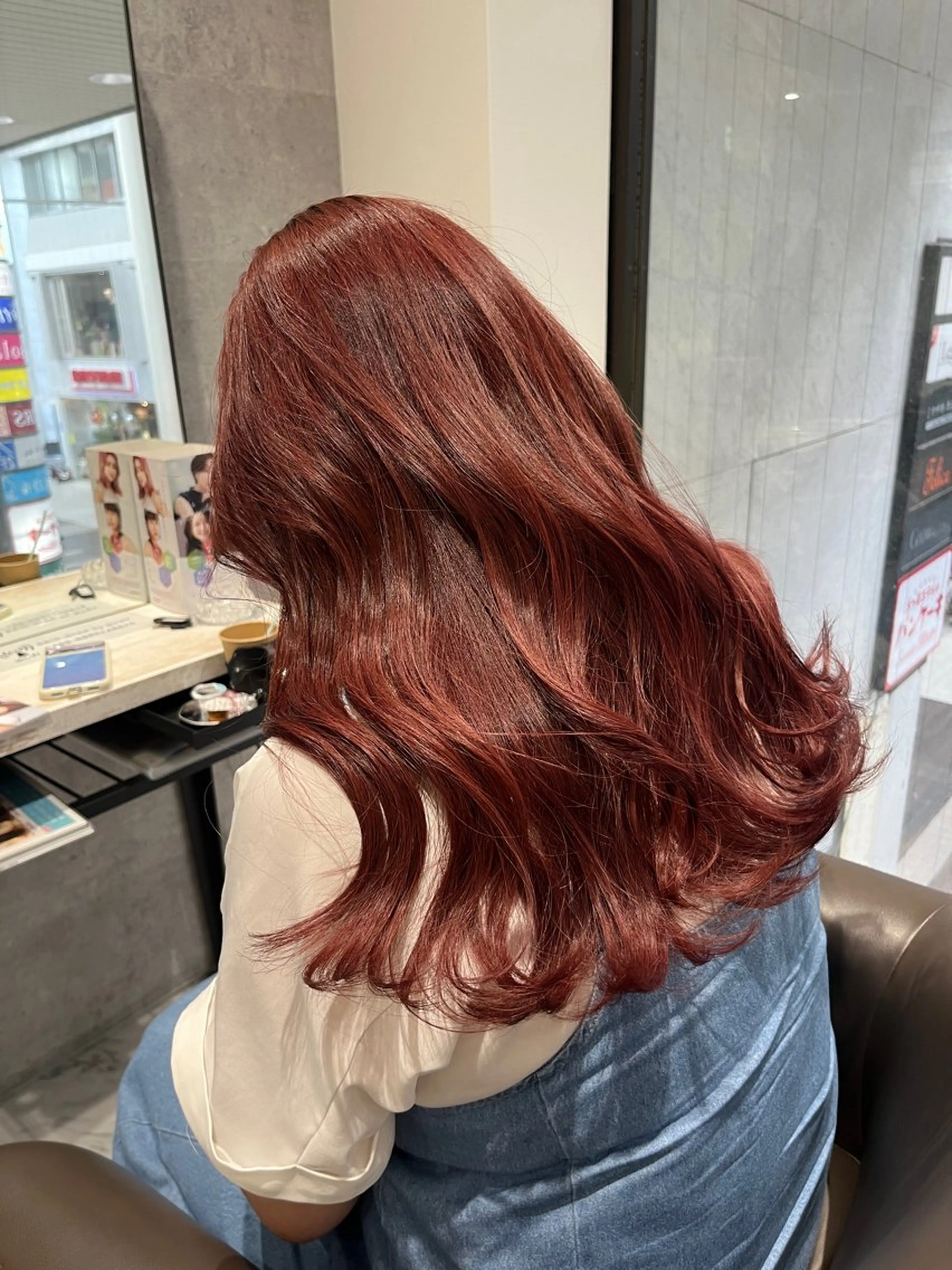 ロング カラー ヘアカラー Grow by NYNY 坂本 理輝のヘアスタイル