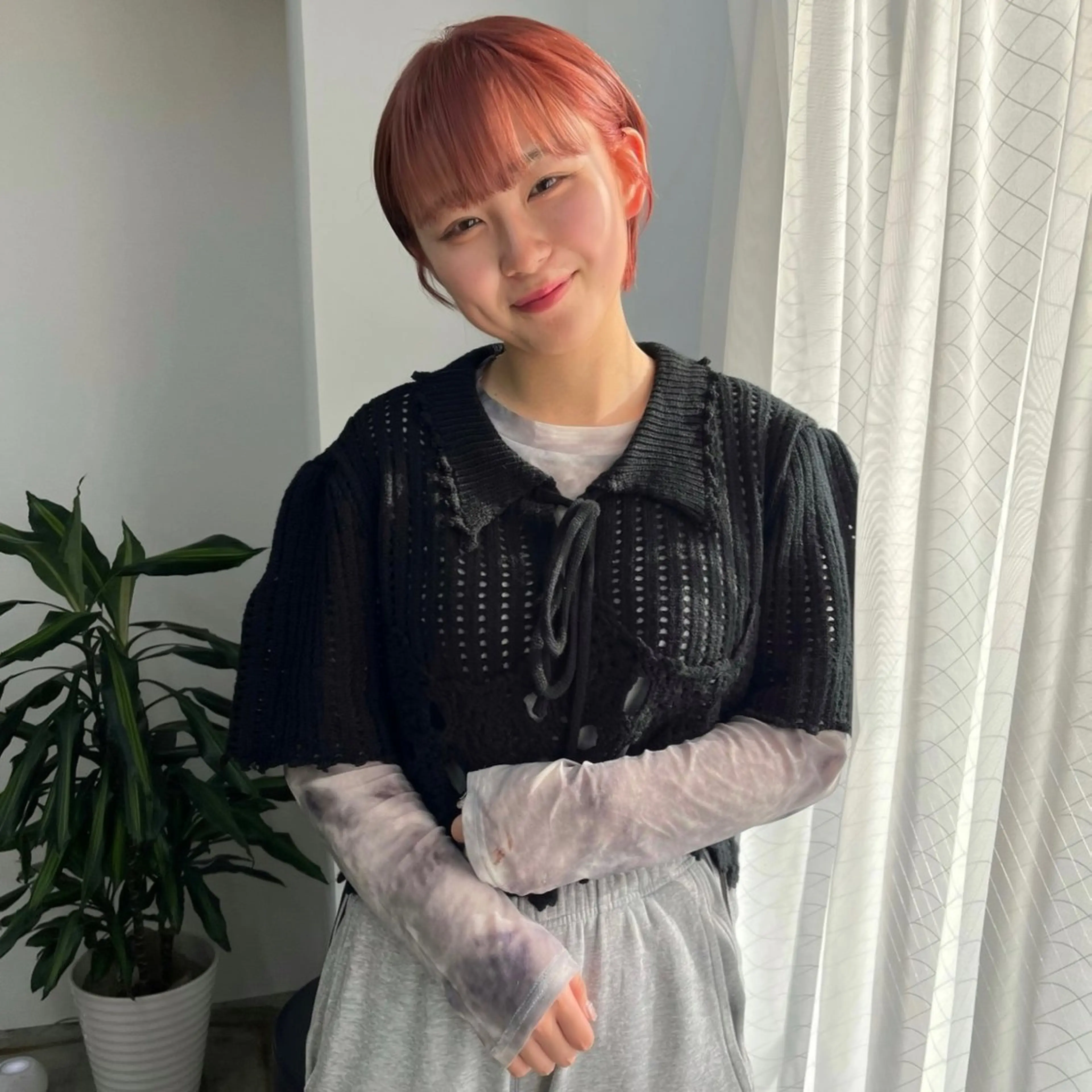 ショート カラー ハイトーン/心斎橋/ honomiのヘアスタイル